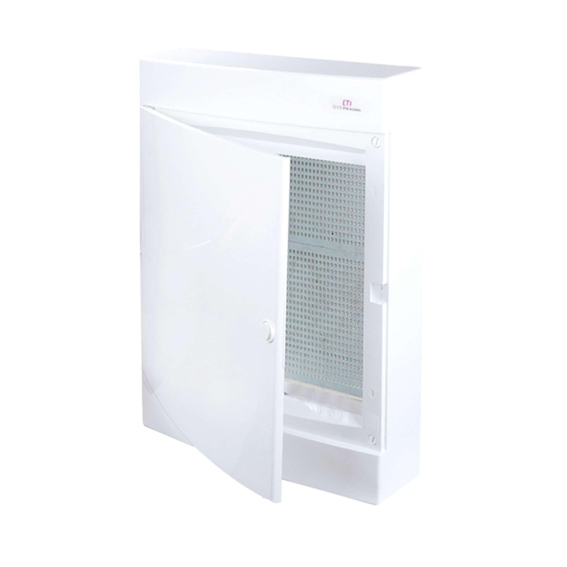 Alloggiamento multimediale per montaggio in superficie "ECT-3x18", incl. piastra forata