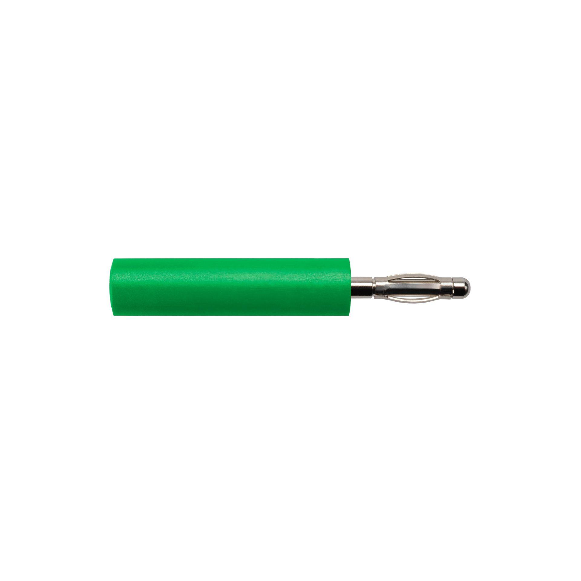 Morsetto di sicurezza a innesto ø 4mm, verde