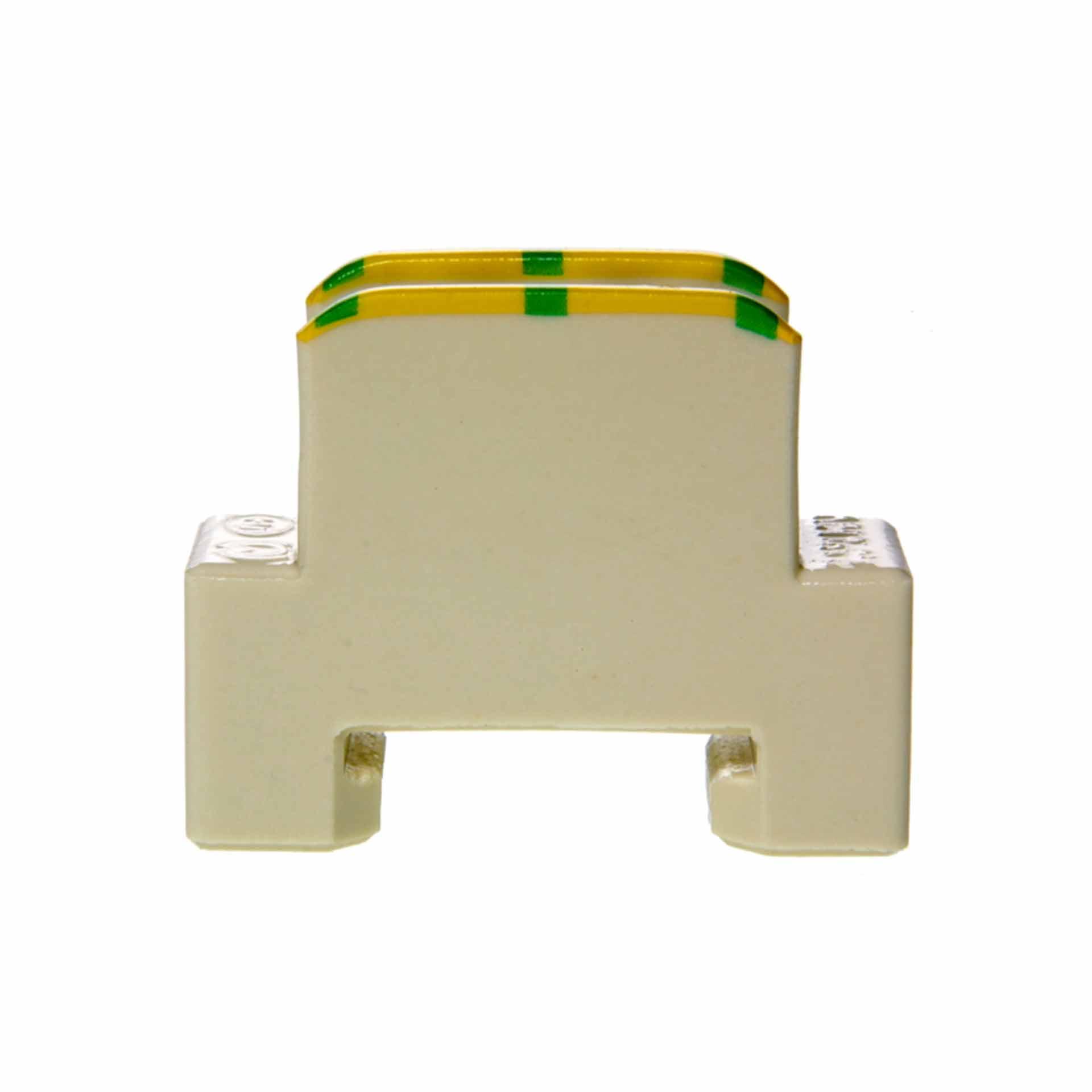 Terminale di derivazione in steatite 2,5 mm², a 2 conduttori, verde-giallo Terminale di derivazione in steatite 2,5 mm², a 2 conduttori, verde-giallo