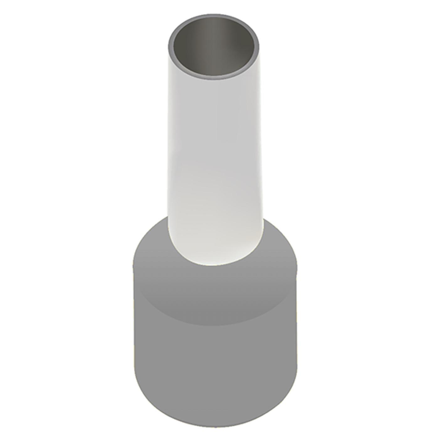 Capicorda isolati (TE) grigio / 2,5 mm² / 10 mm, VPE 500 pz. Capicorda isolati (TE) grigio / 2,5 mm² / 10 mm, VPE 500 pz.