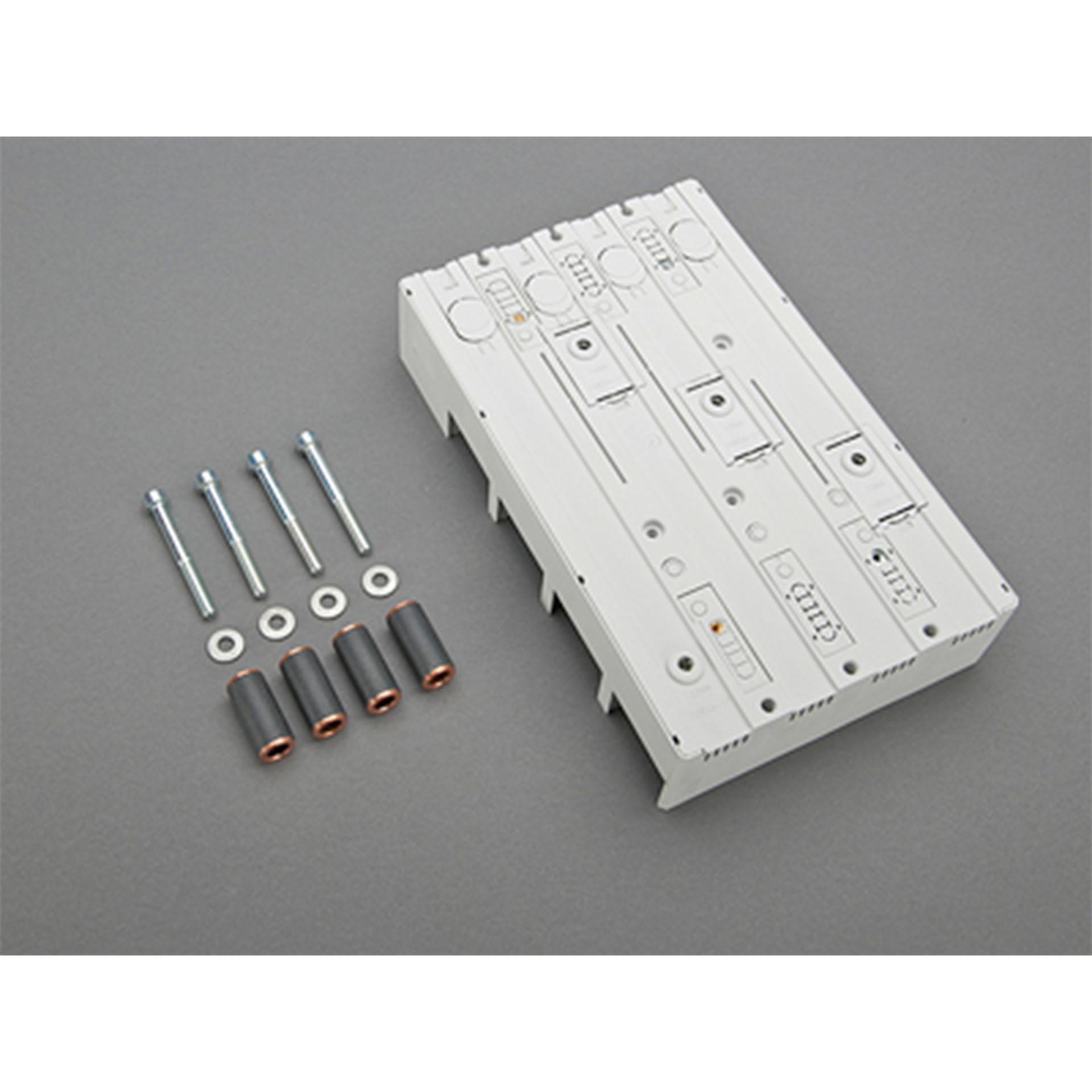 Adattatore sbarre 4P 500A, incl. connettore CU superiore, 185x300m
