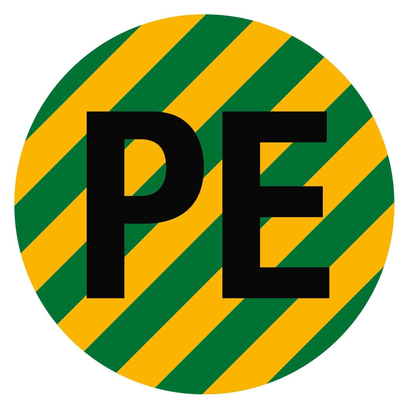 PE protective conductor Ø 20mm,PU 108 pcs. A4 sheet