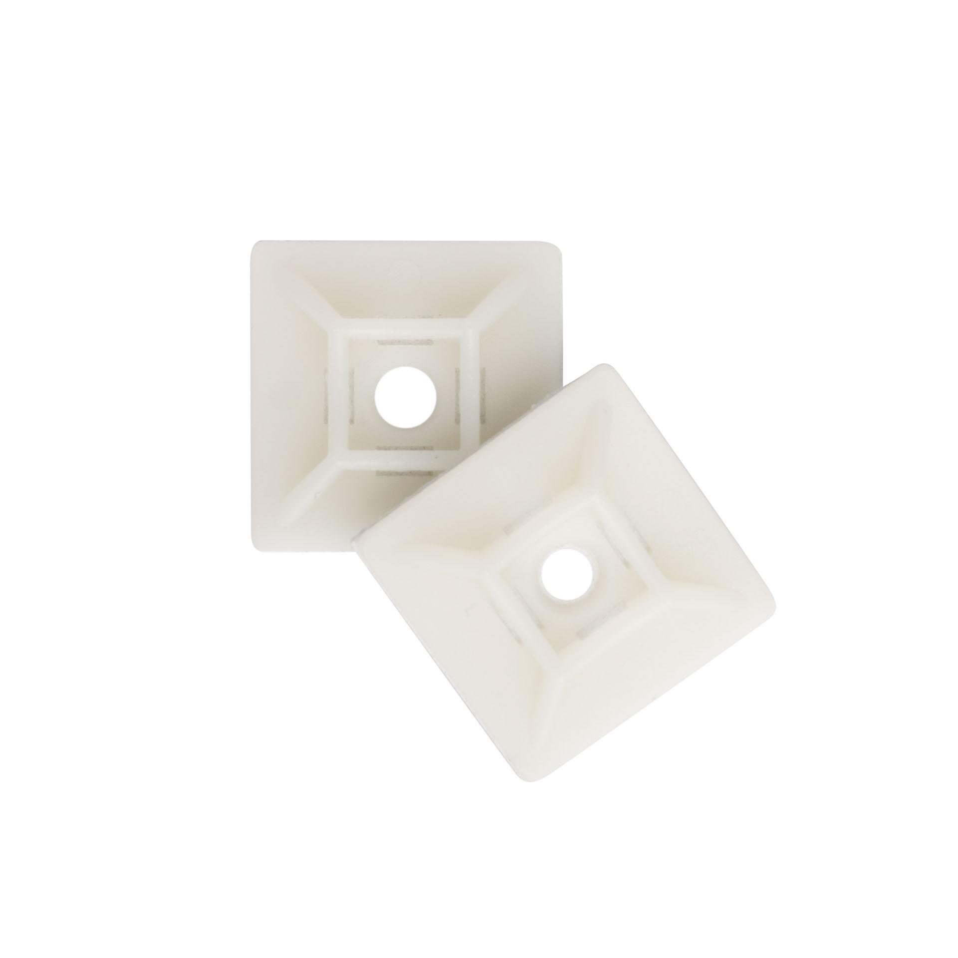 Adhesive base standard, natural, 27.8 x 27.8mm