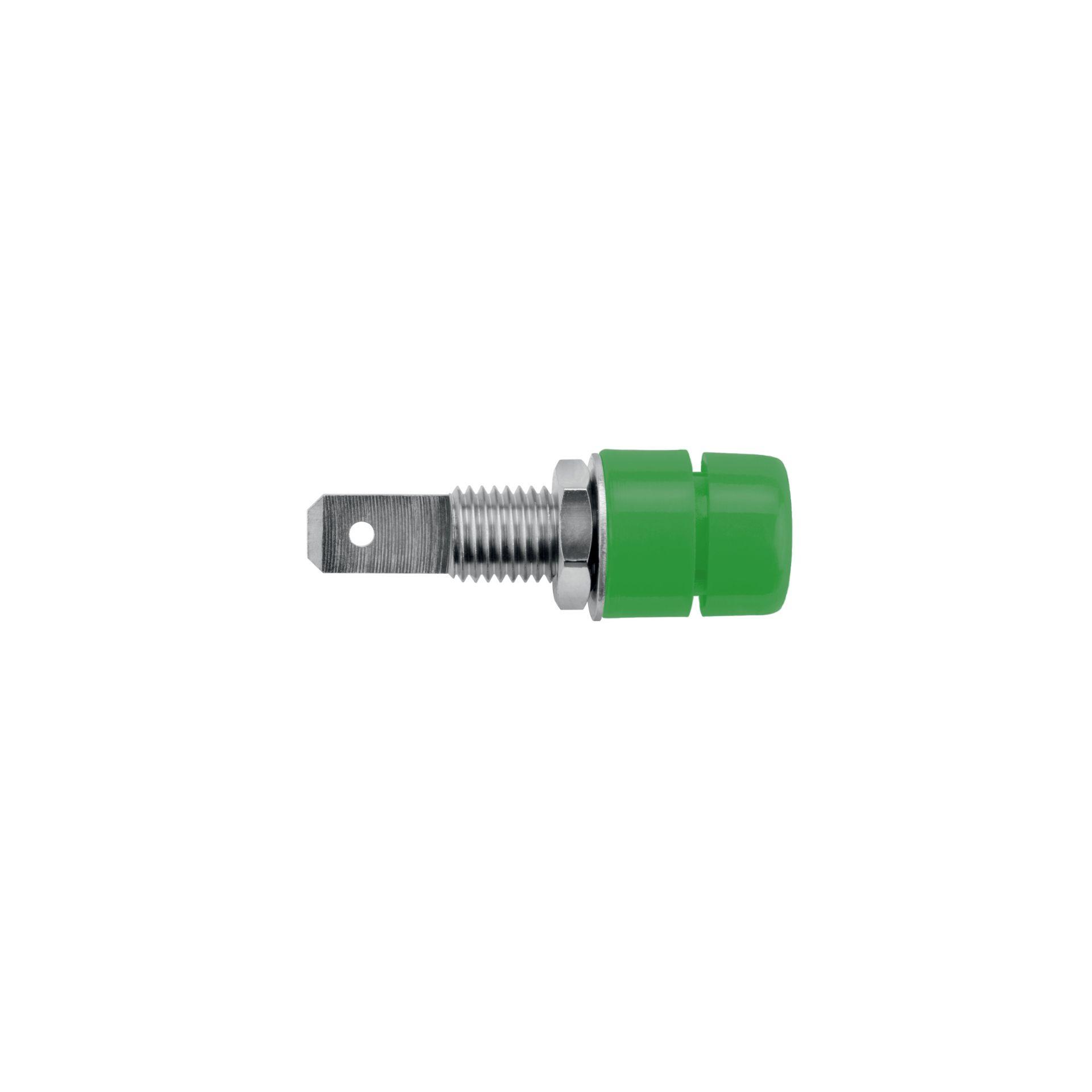 Giunto ø 4 mm con connessione a saldare fino a 2,5 mm2, verde Giunto ø 4 mm con connessione a saldare fino a 2,5 mm2, verde