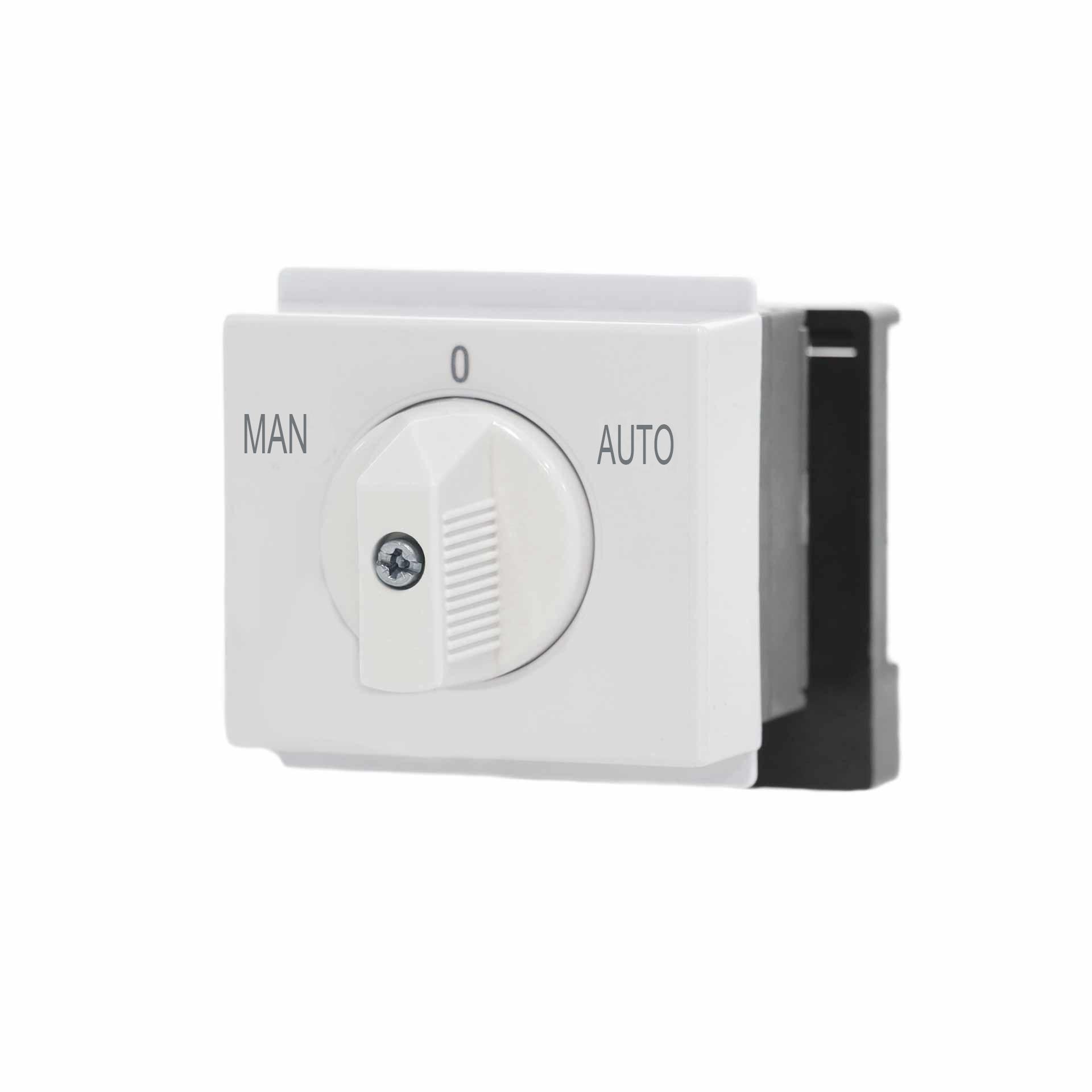 Interrupteur de commande / commutateur, MAN-0-AUTO 1P 16A, pour montage sur rail DIN Interrupteur de commande / commutateur, MAN-0-AUTO 1P 16A, pour montage sur rail DIN