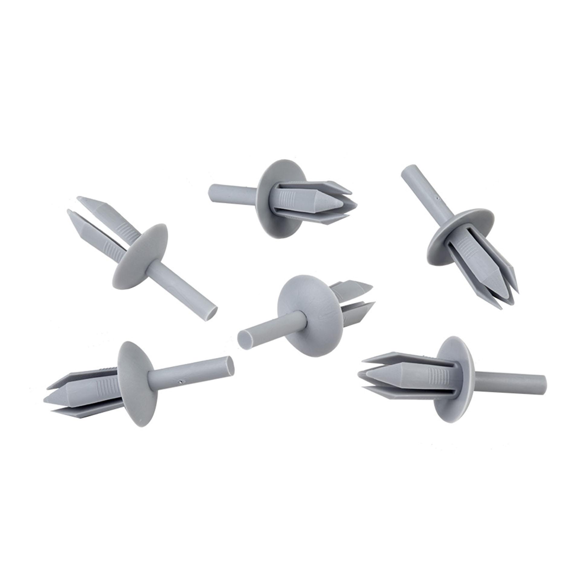 6,5 mm rivet en plastique pour goulotte de câbles 6,5 mm rivet en plastique pour goulotte de câbles