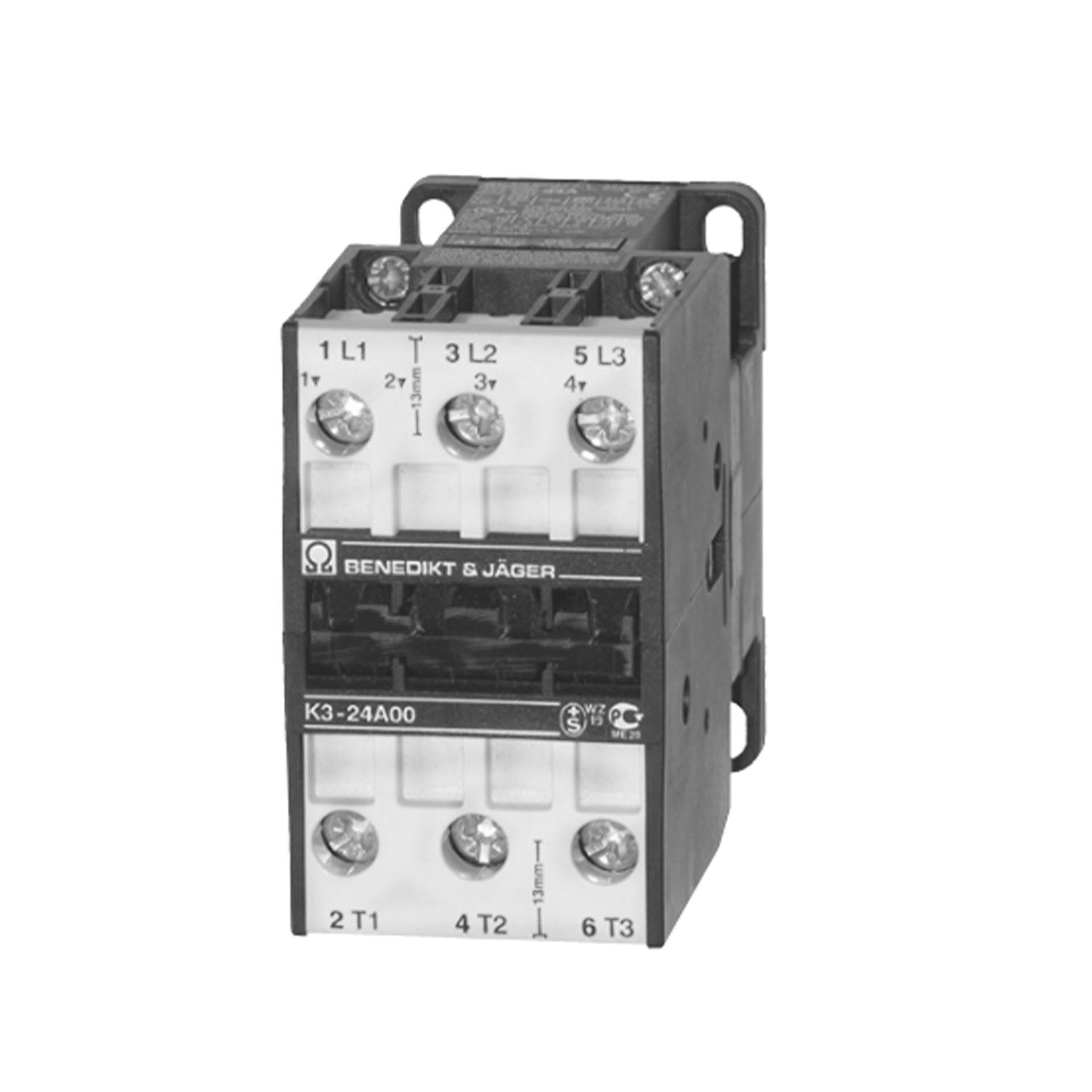 Contattore di potenza tripolare, 3S, 50A AC1, K3-24A00 230V AC