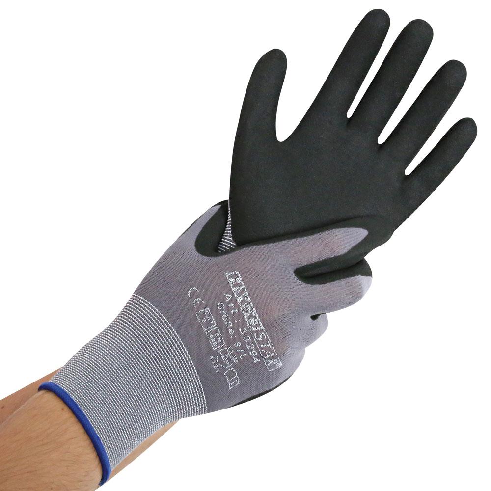 Guanti da lavoro "Ergo Flex" XL / 10 Grigio 26cm Guanti da lavoro "Ergo Flex" XL / 10 Grigio 26cm