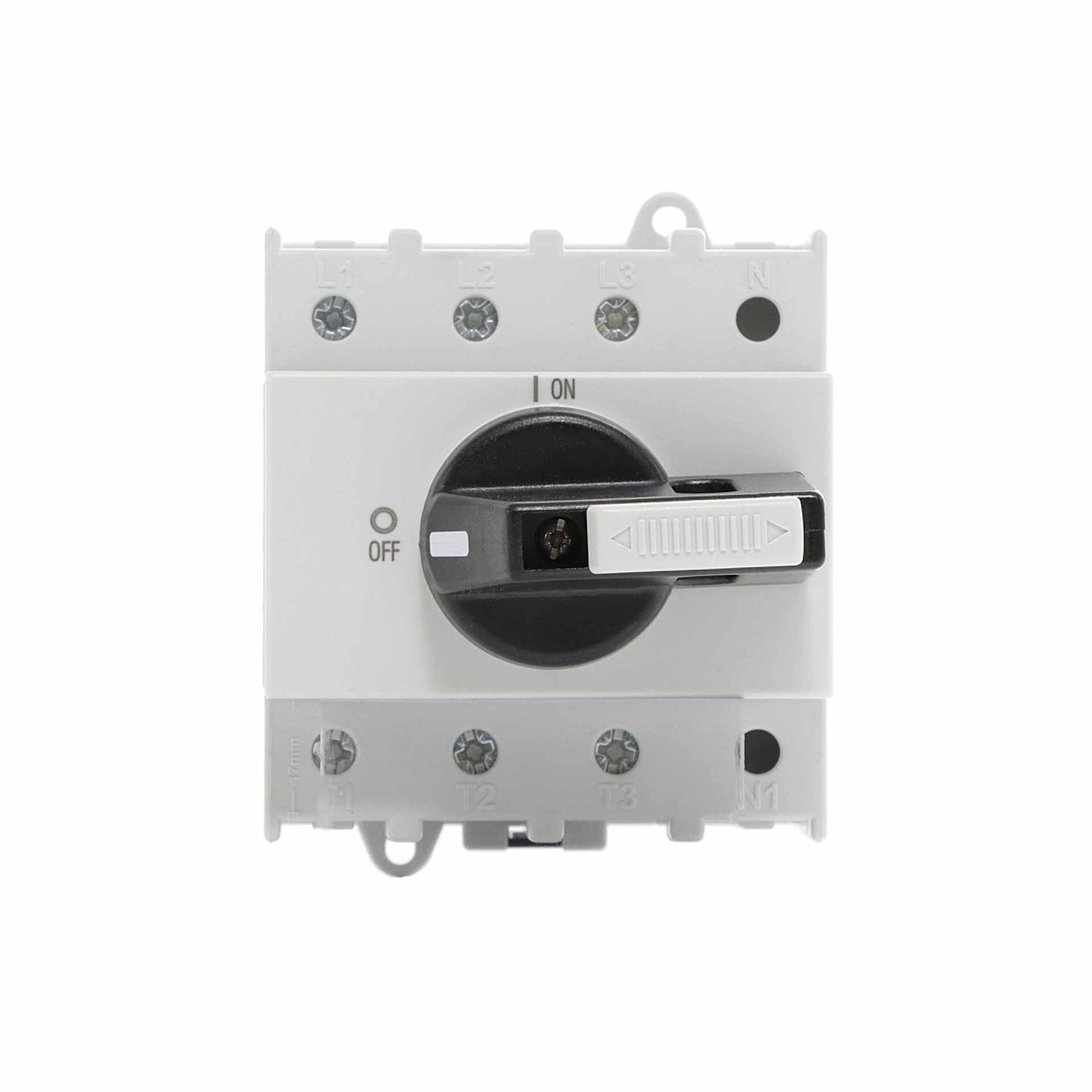 Switch-disconnector with locking device, 3-pole, 125A, 45 kW