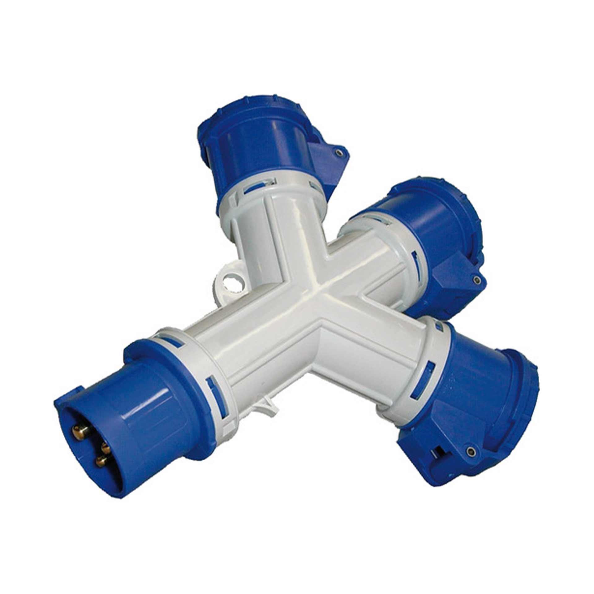 Distributeur triple CEE 3 230V/16A IP44 tripolaire Distributeur triple CEE 3 230V/16A IP44 tripolaire