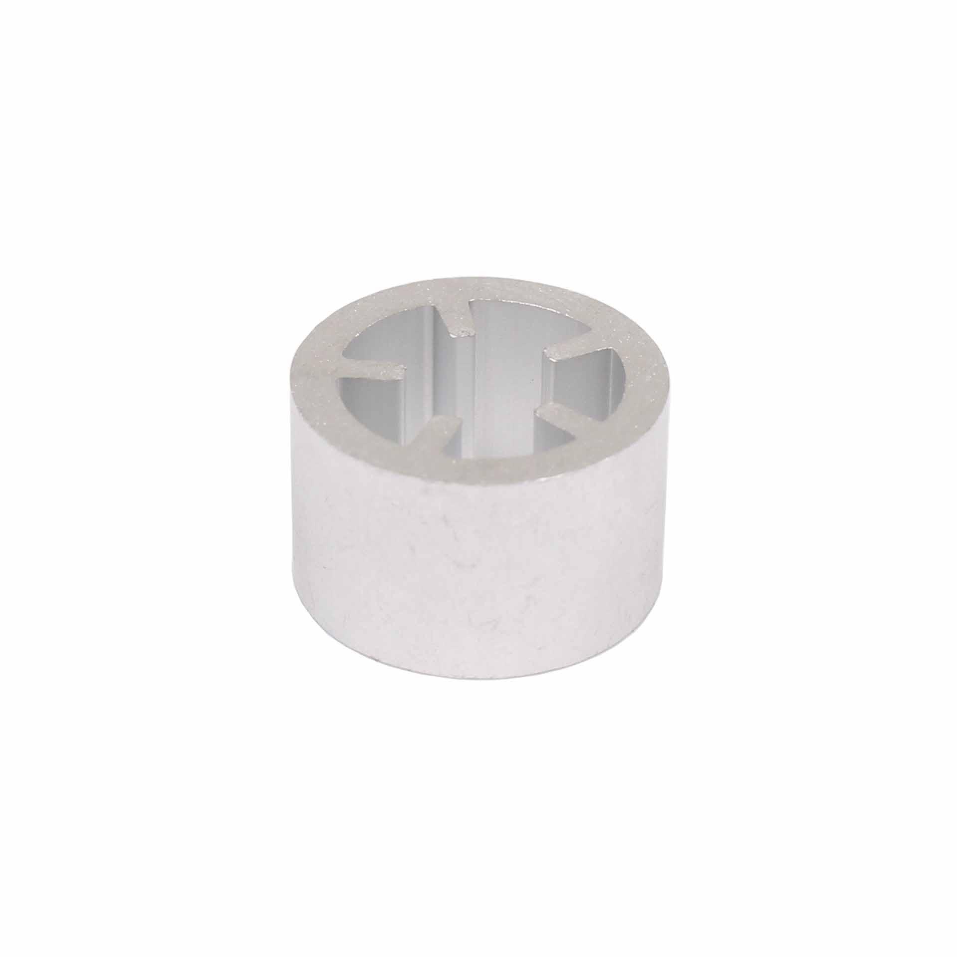 Distanziale 10 mm in alluminio foro 6,5 mm