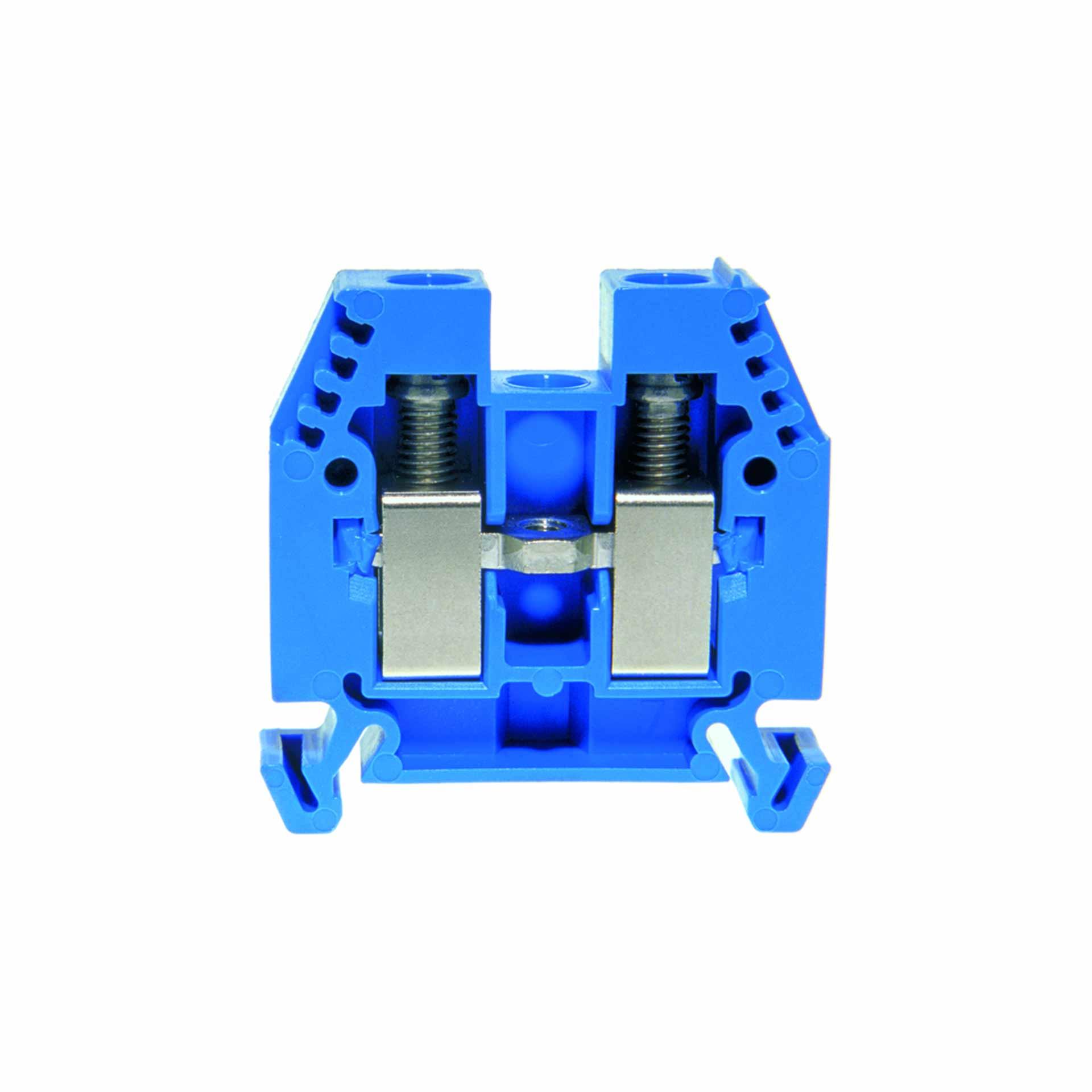 Reihenklemme DIN35 16mm², 2-Leiter, blau