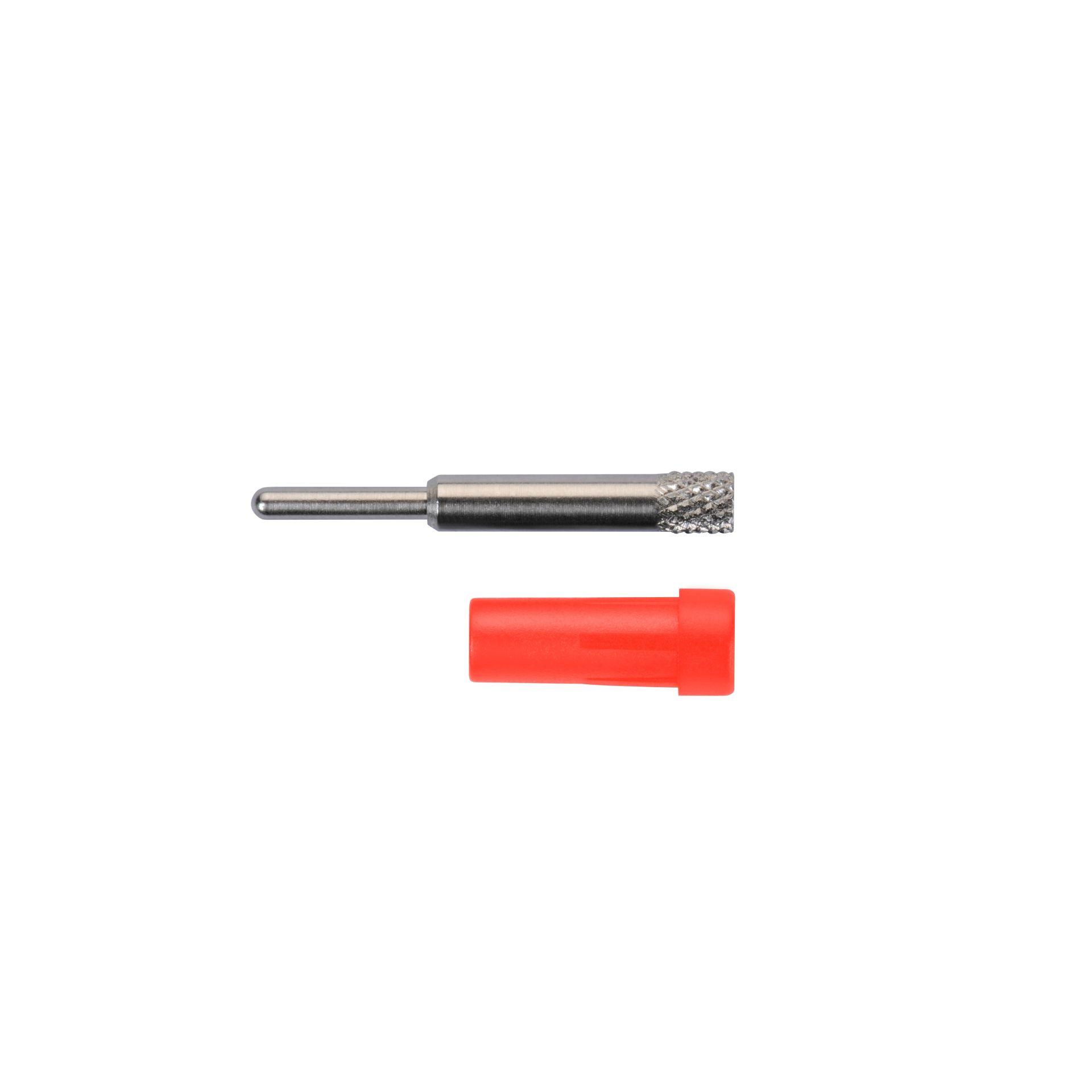 Presa incorporata ø 2mm, per installazione isolata, rosso