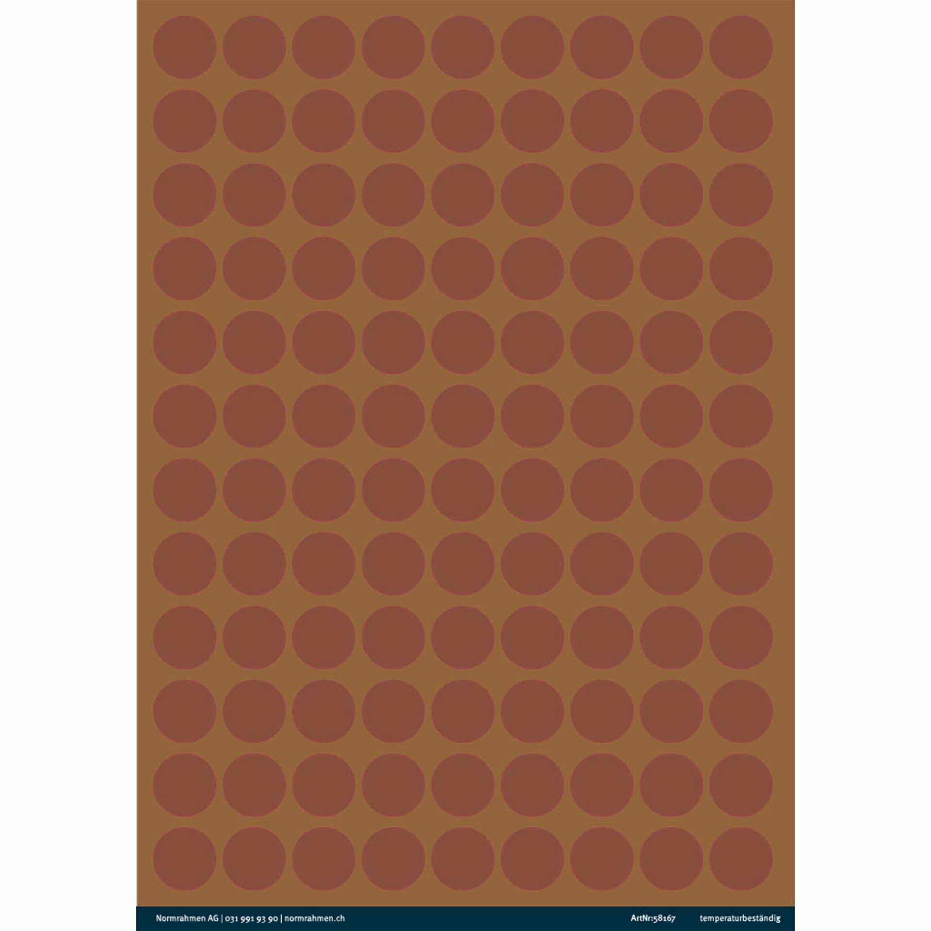 Outer conductor L1 Ø 20mm without labelling, PU 108 pcs. A4 sheet