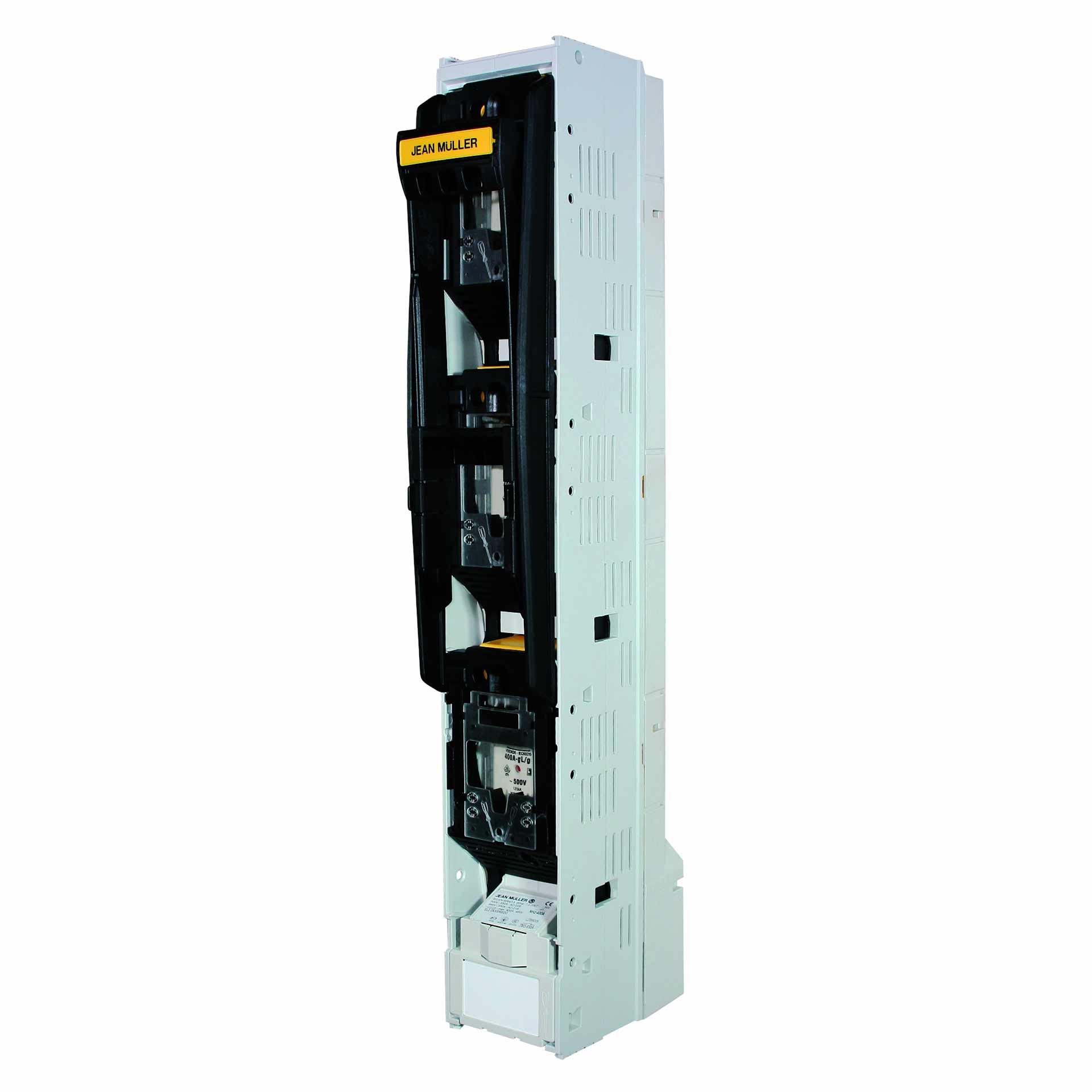 Réglette de coupe-circuits sectionnables à coupure en charge NH1 3P 250A 185mm SL1-3x3/3A Réglette de coupe-circuits sectionnables à coupure en charge NH1 3P 250A 185mm SL1-3x3/3A