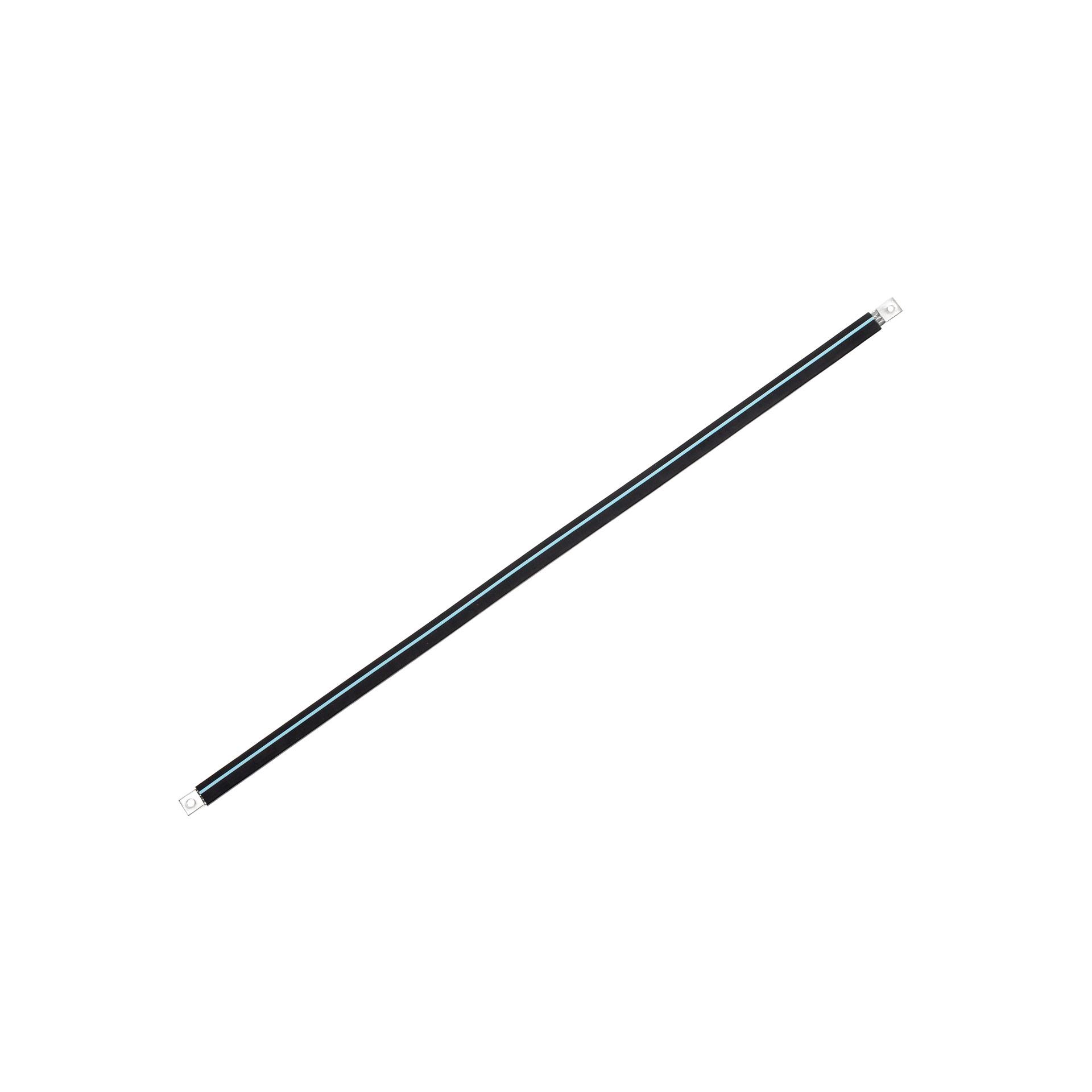 Capocorda isolato in treccia di rame stagnato "L:730mm" 50mm², 250A, M8 e M10, senza alogeni Capocorda isolato in treccia di rame stagnato "L:730mm" 50mm², 250A, M8 e M10, senza alogeni