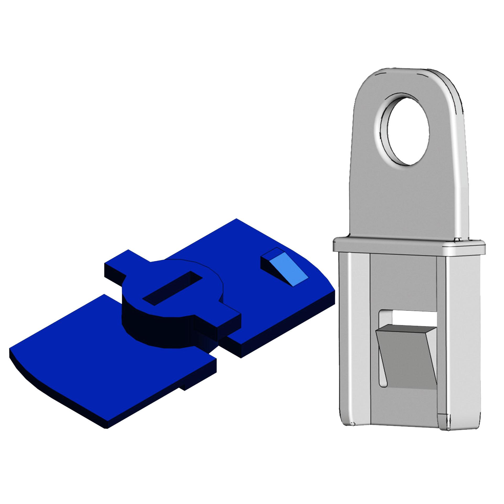 Unità di bloccaggio ASV-KETO-00123, con lucchetto fino a Ø6 mm, dimensione 00-3 Unità di bloccaggio ASV-KETO-00123, con lucchetto fino a Ø6 mm, dimensione 00-3