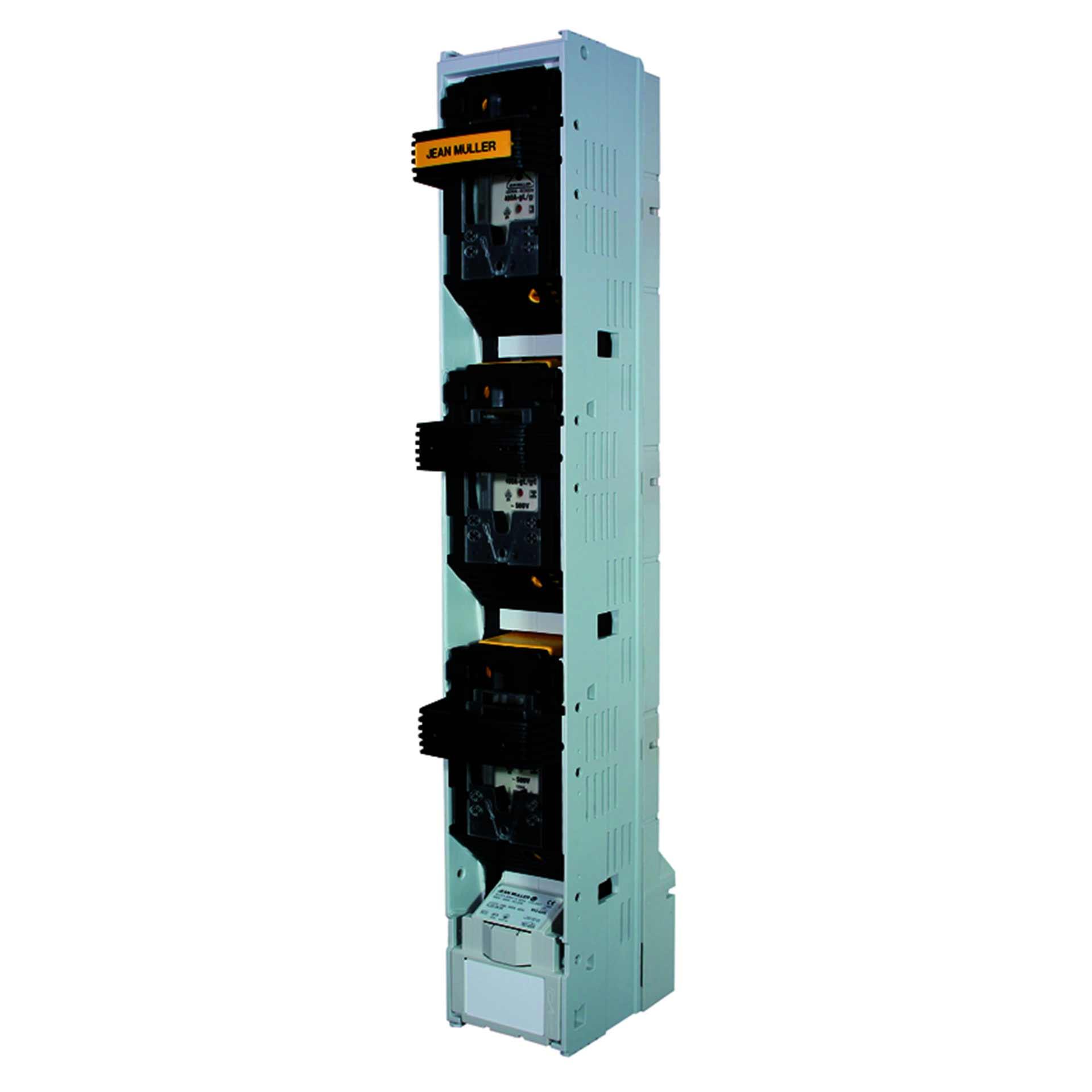 Réglette de coupe-circuits sectionnables à coupure en charge NH2 3P 400A 185mm SL2-3X/3A Réglette de coupe-circuits sectionnables à coupure en charge NH2 3P 400A 185mm SL2-3X/3A