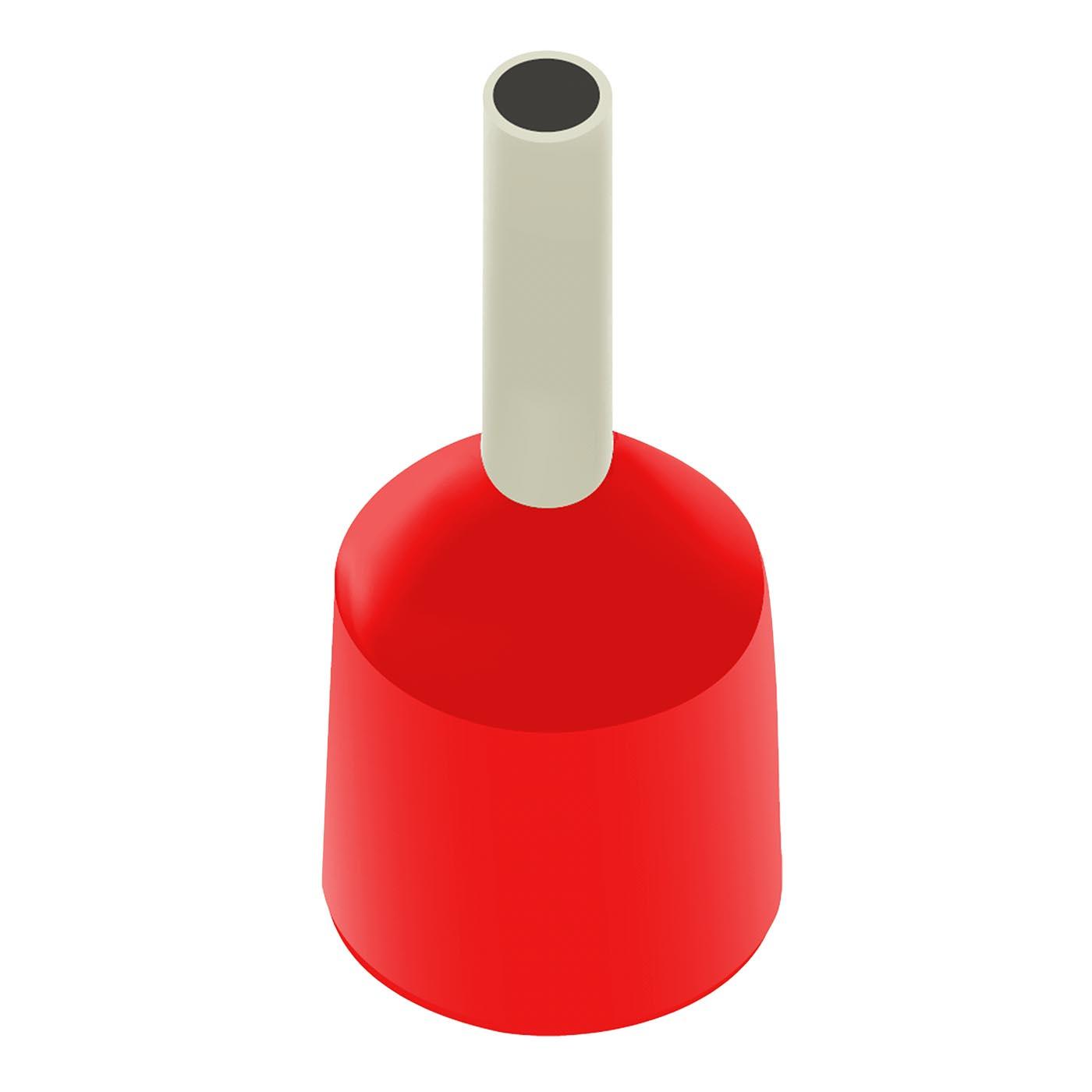 Embouts pour conducteurs protégés (DIN) rouge / 10mm² / 12mm Embouts pour conducteurs protégés (DIN) rouge / 10mm² / 12mm