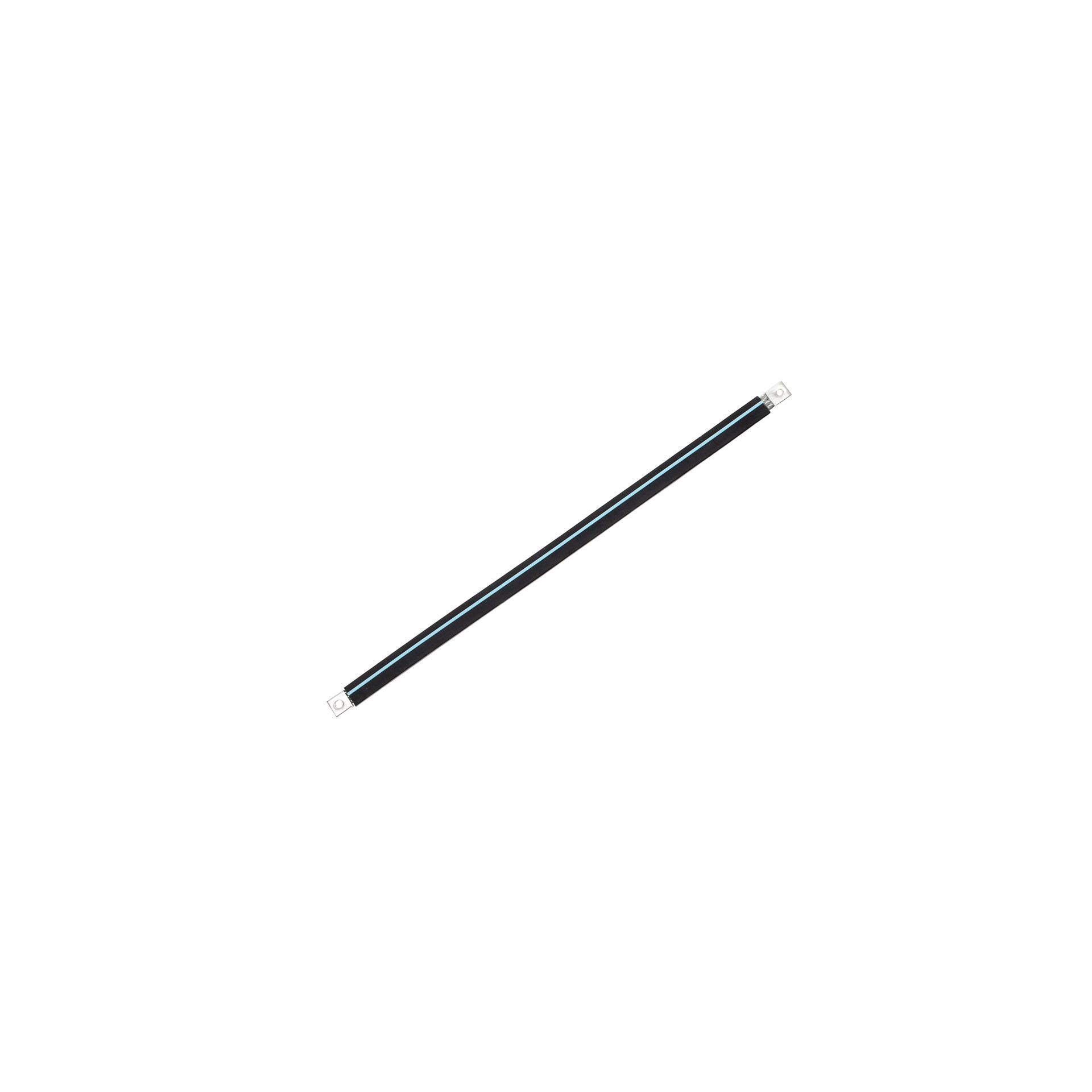 Capocorda isolato in treccia di rame stagnato "L:330mm" 50mm², 250A, M8 e M10, senza alogeni Capocorda isolato in treccia di rame stagnato "L:330mm" 50mm², 250A, M8 e M10, senza alogeni