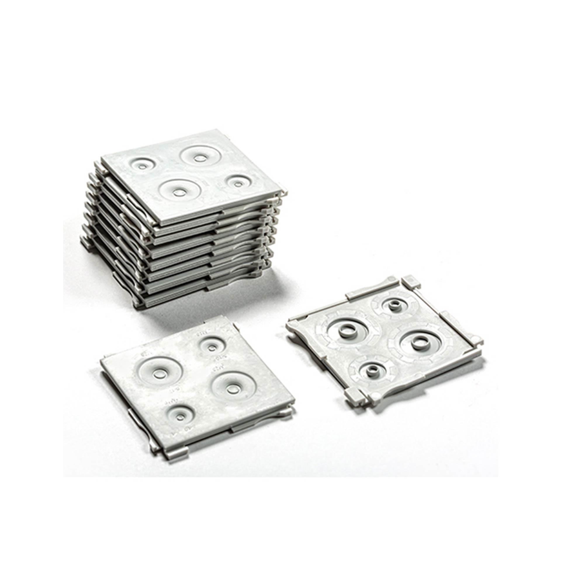 Coperchio per pressacavo FL21, LxH 68x68mm, 2xM25 8-17mm e 2xM16 5-10mm