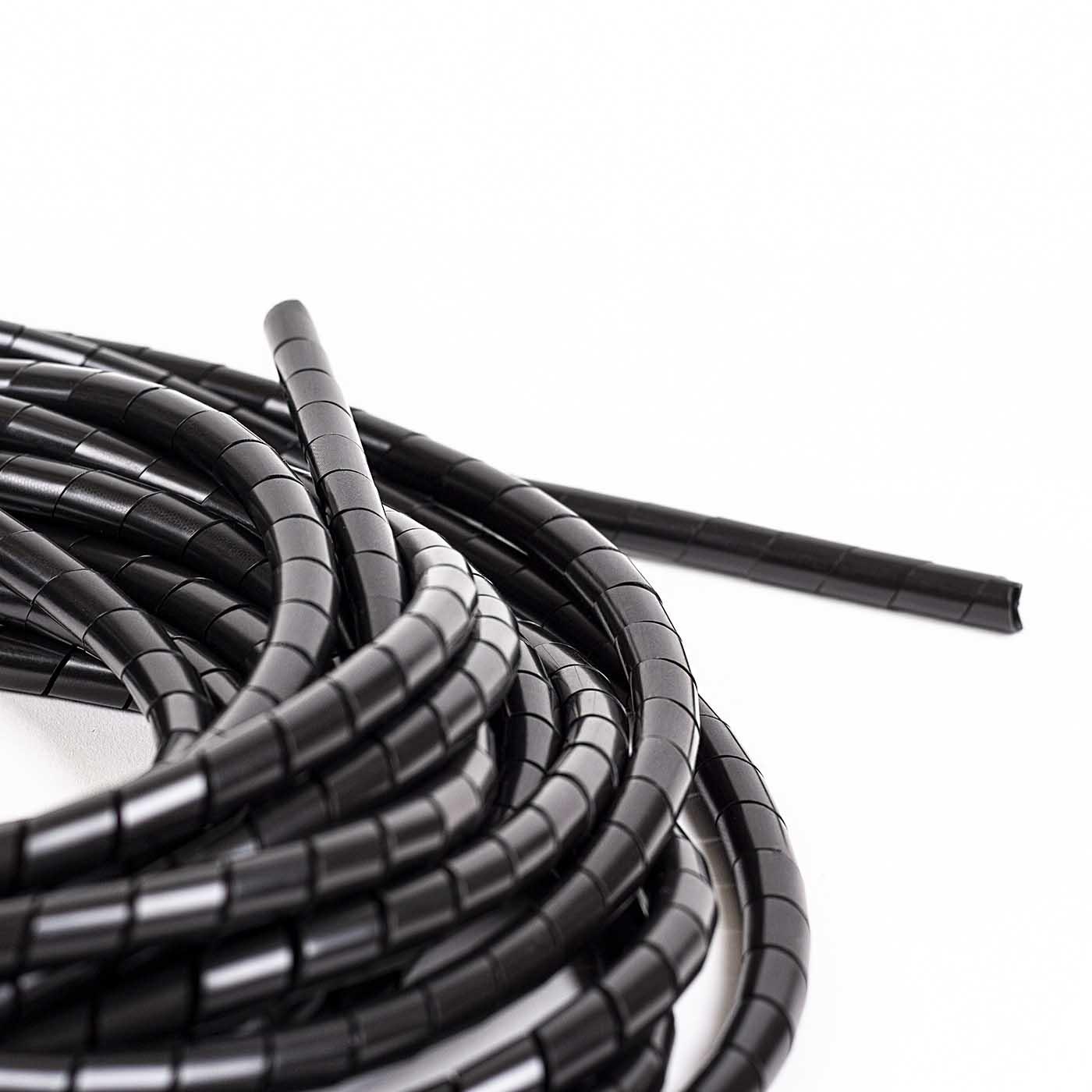 Tubo flessibile a spirale, Ø interno 20,0 mm, Ø esterno 23,0 mm, 21,00 - 150,00 mm, nero, PU 10 m Tubo flessibile a spirale, Ø interno 20,0 mm, Ø esterno 23,0 mm, 21,00 - 150,00 mm, nero, PU 10 m