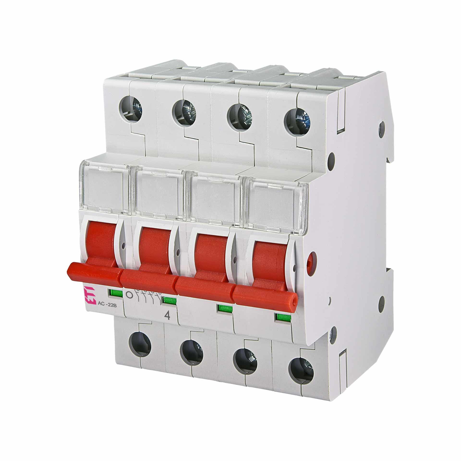 Interruttore di sicurezza REG a 4 poli, 100A, tipo SV 4100 Interruttore di sicurezza REG a 4 poli, 100A, tipo SV 4100