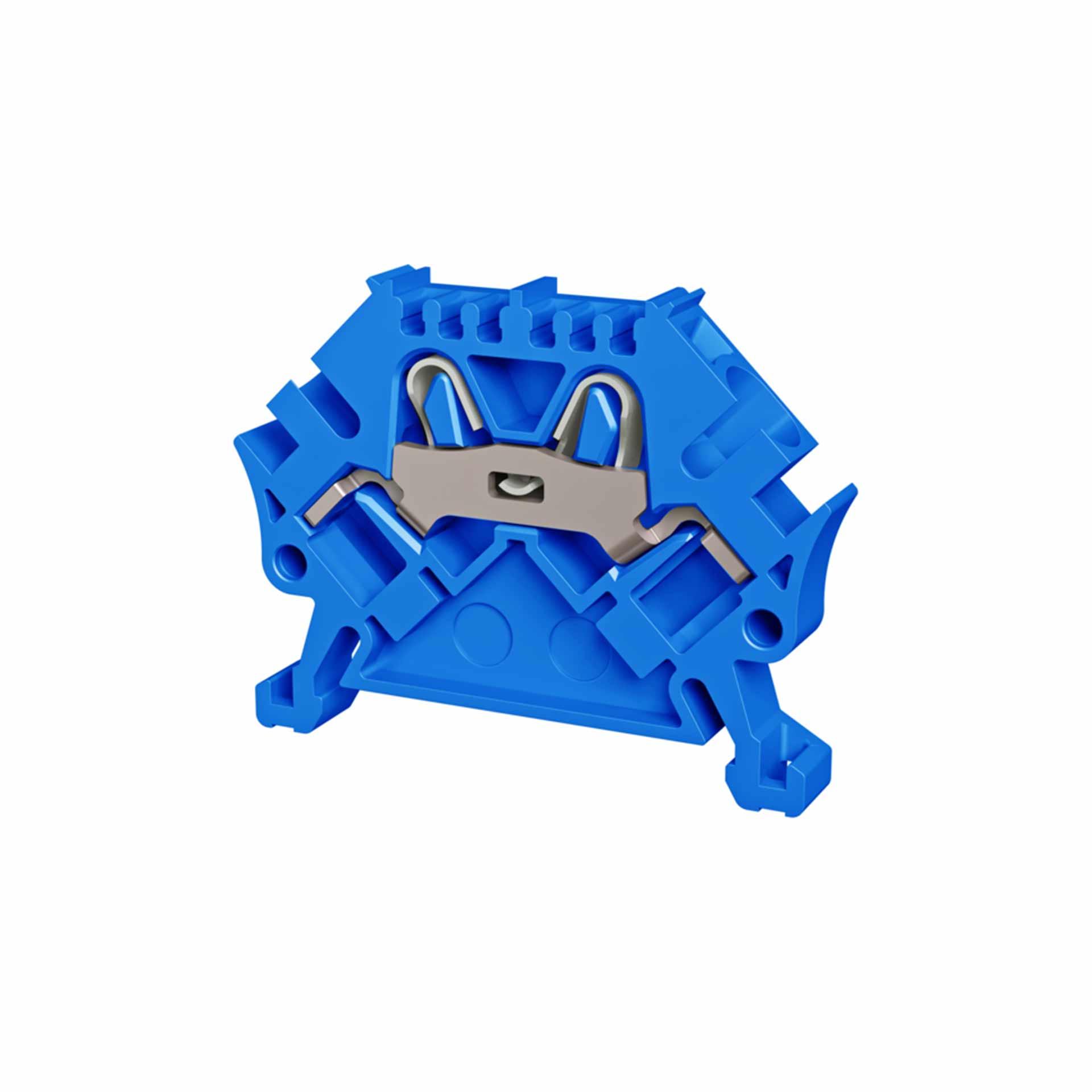 Terminale a molla Push-in 45° 2,5mm² blu Terminale a molla Push-in 45° 2,5mm² blu