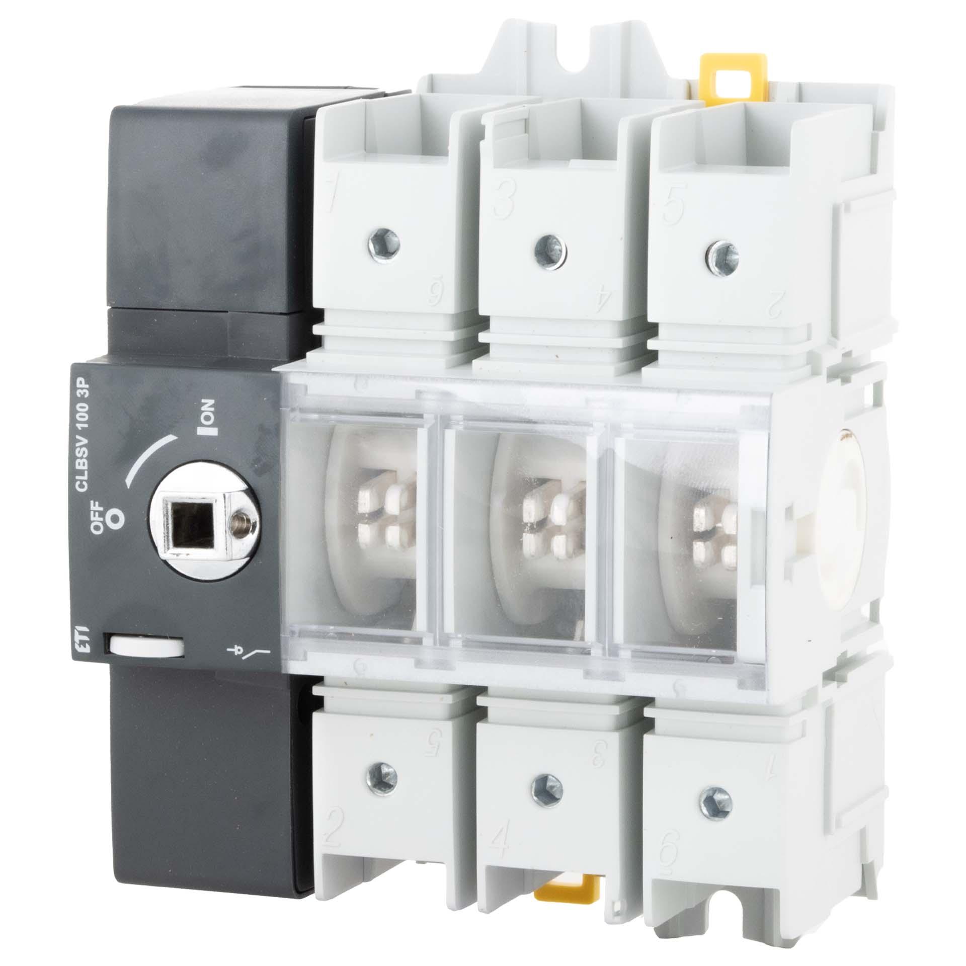 Switch-disconnector CLBSV 100A 3P without switching lever
