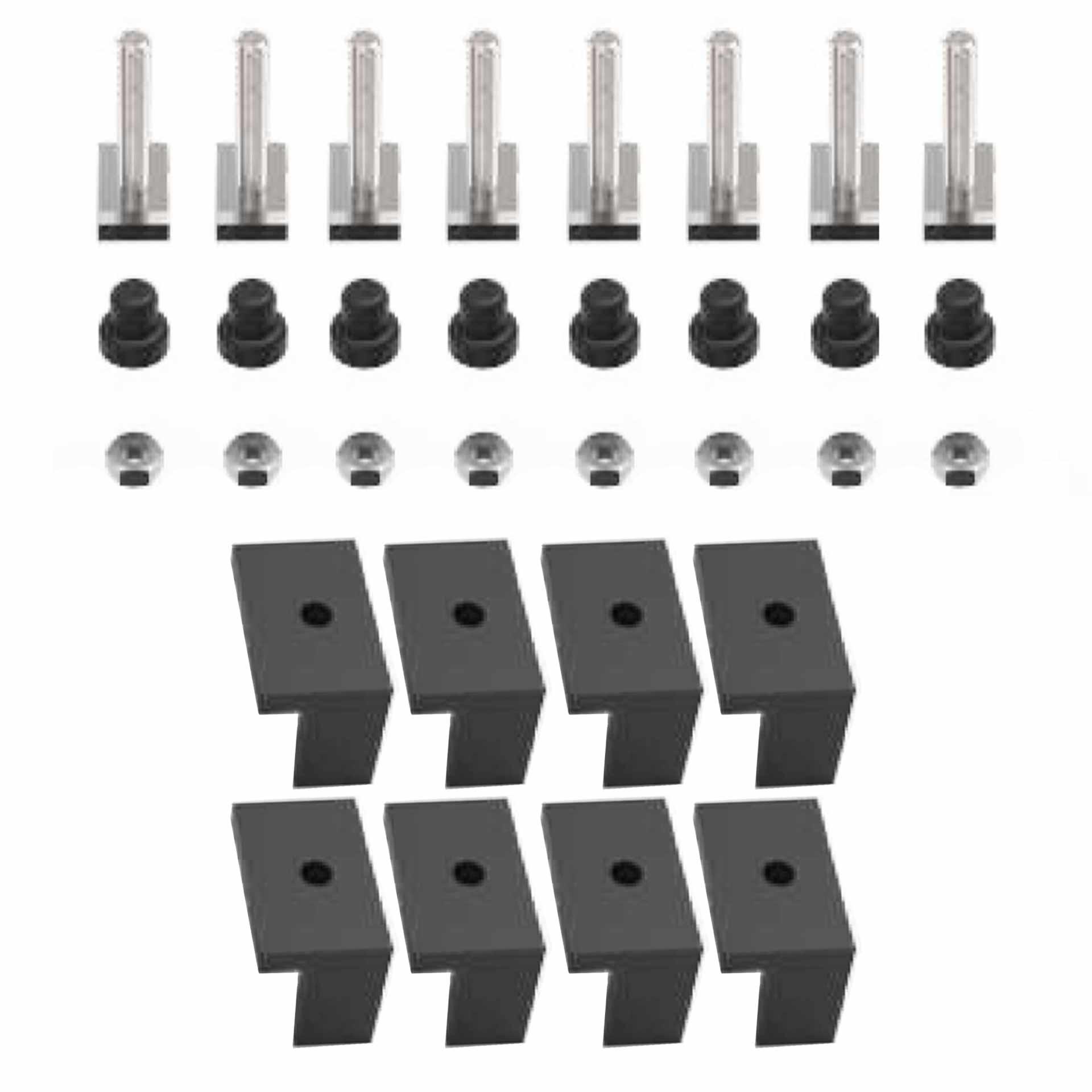 Distanziatore isolato "Forma L" FLT per canali isolanti FLT, set di 8 pezzi. Distanziatore isolato "Forma L" FLT per canali isolanti FLT, set di 8 pezzi.