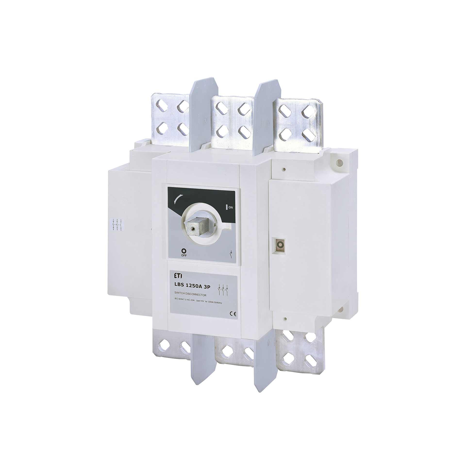 Lasttrennschalter LBS 1250A, 3P ohne Schalthebel
