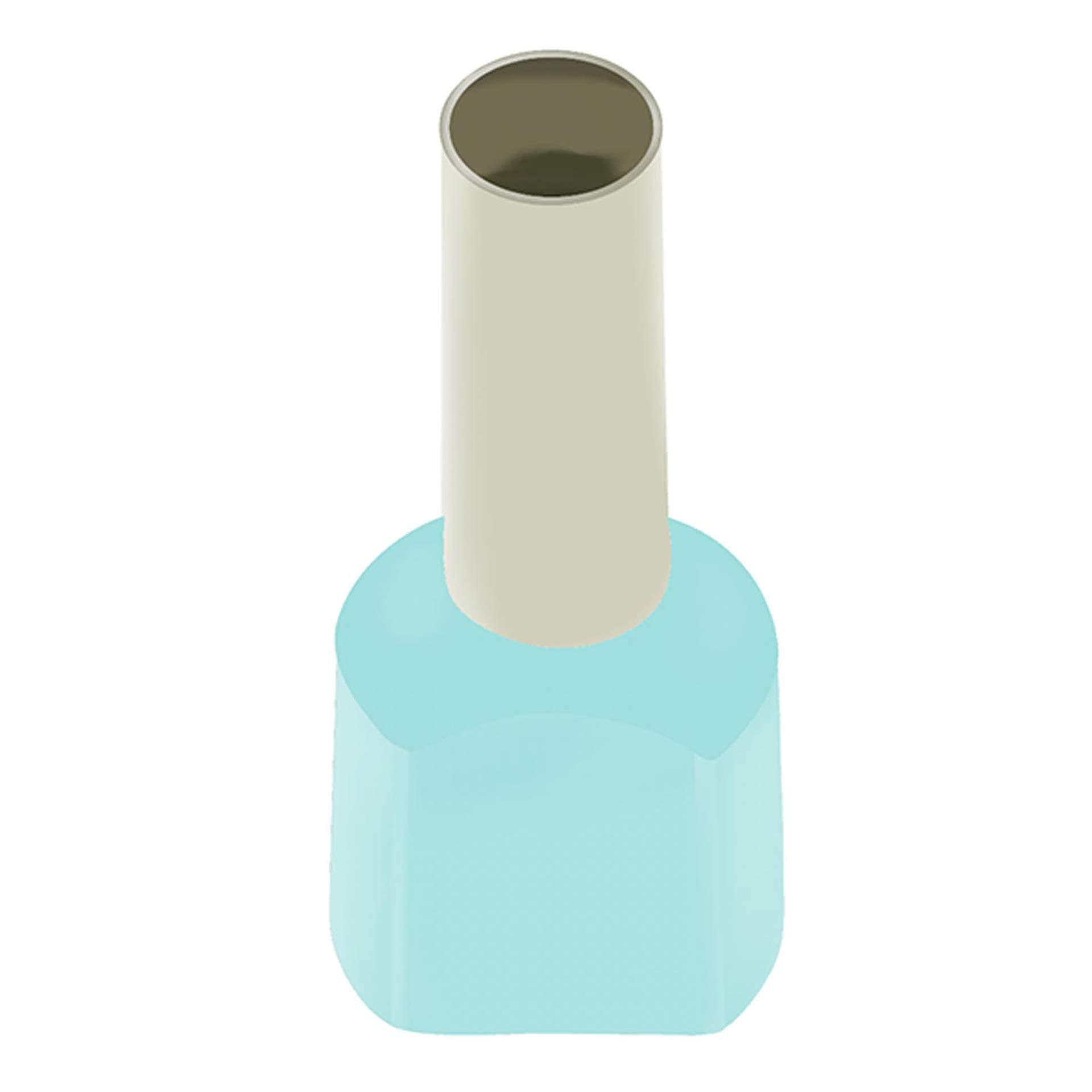 Twin Aderendhülsen (TE) hellblau / 0.75mm² / 10mm, VPE 500 Stk. Twin Aderendhülsen (TE) hellblau / 0.75mm² / 10mm, VPE 500 Stk.