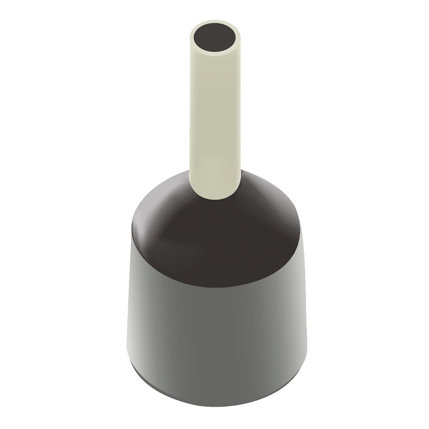 Embouts pour conducteurs protégés (TE) gris / 2.5mm² / 12mm Embouts pour conducteurs protégés (TE) gris / 2.5mm² / 12mm