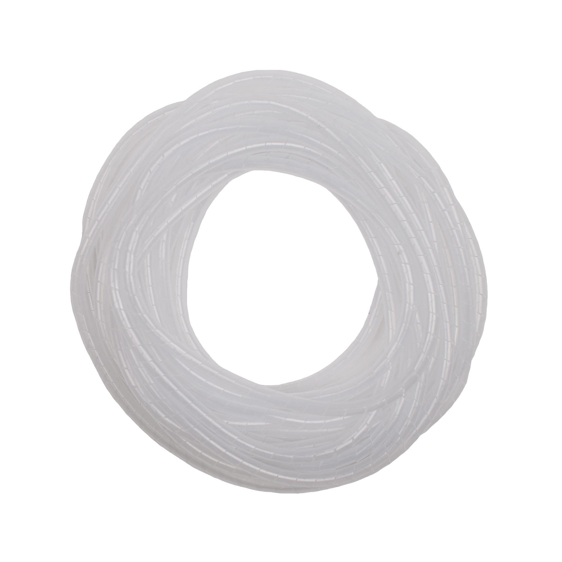Tubo flessibile a spirale, Ø interno 6,0 mm, Ø esterno 7,0 mm, 7,00 - 40,00 mm, naturale, PU 10 m Tubo flessibile a spirale, Ø interno 6,0 mm, Ø esterno 7,0 mm, 7,00 - 40,00 mm, naturale, PU 10 m