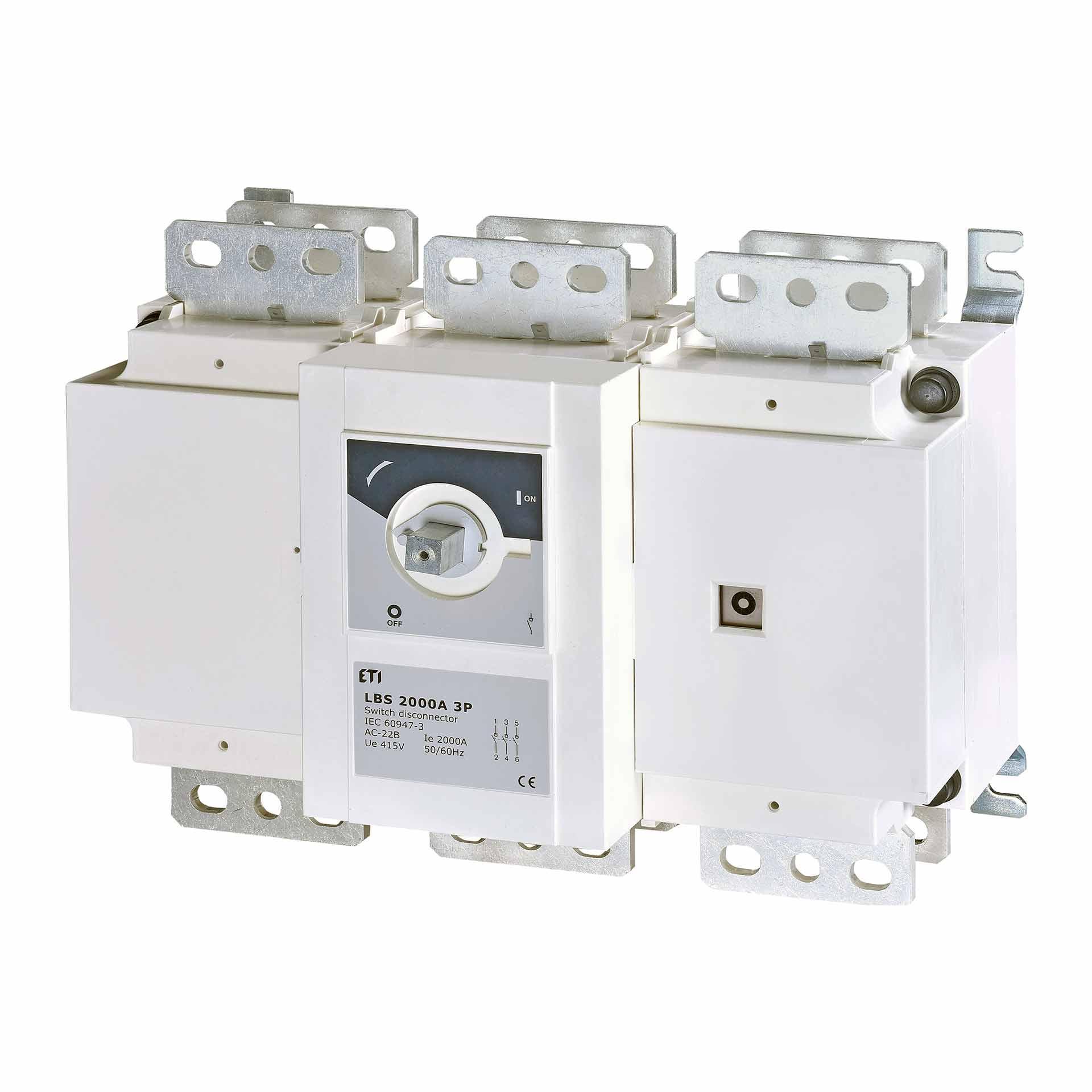 Lasttrennschalter LBS 2000A 3P ohne Schalthebel