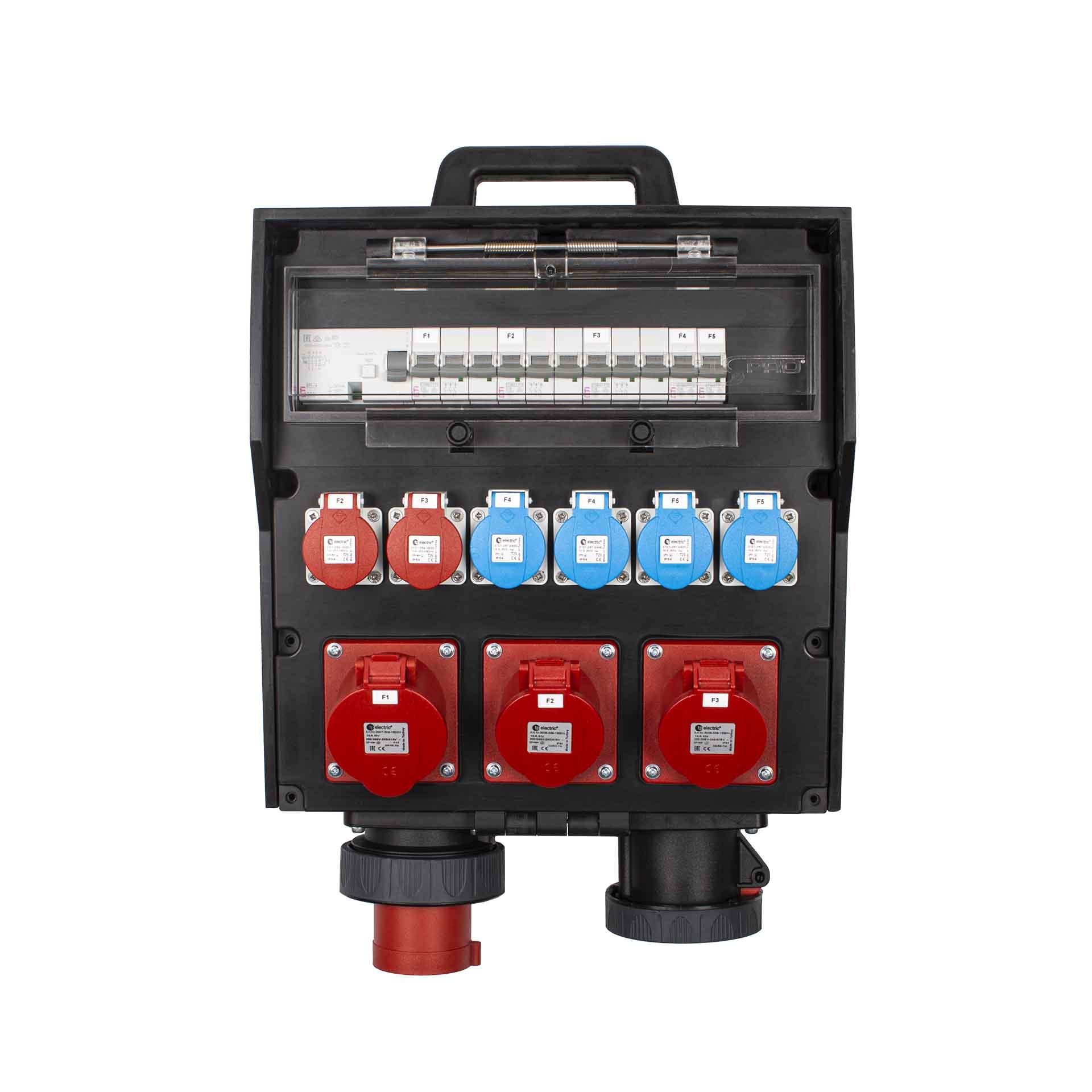 Hard rubber site power distributor 371S-11 63A