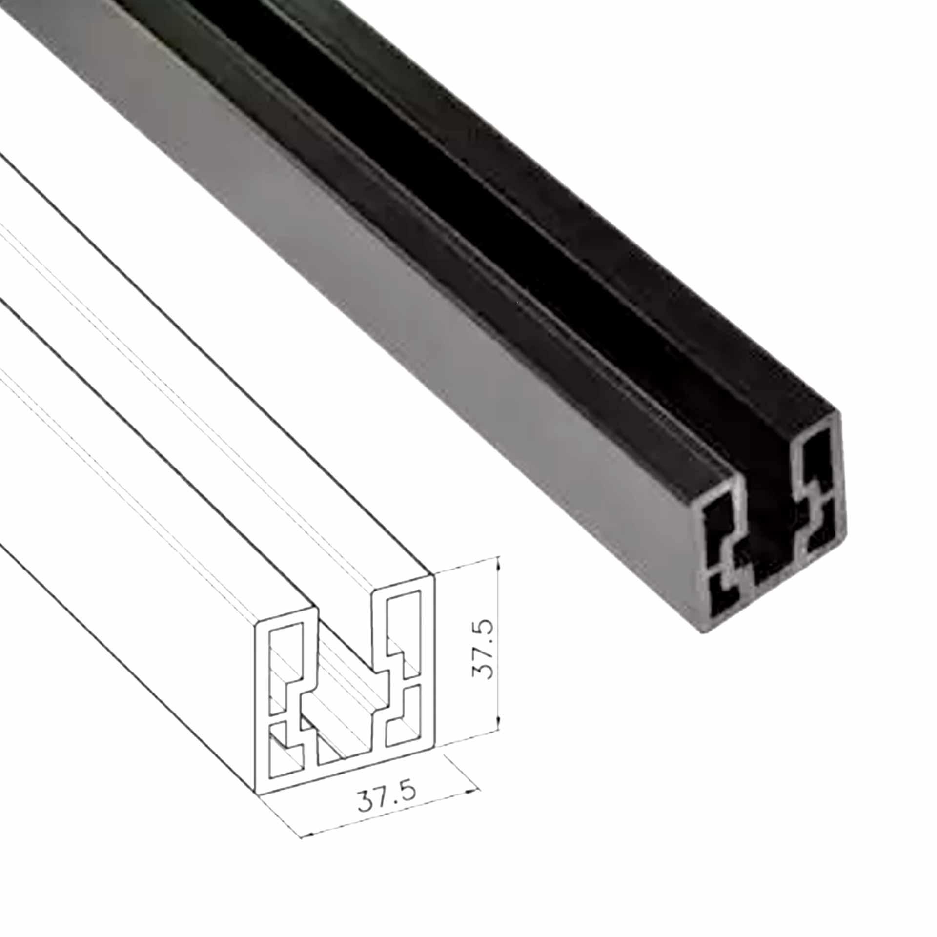 Canaliera isolante FLT in PVC, per il fissaggio di barre di rame piatte isolate Canaliera isolante FLT in PVC, per il fissaggio di barre di rame piatte isolate