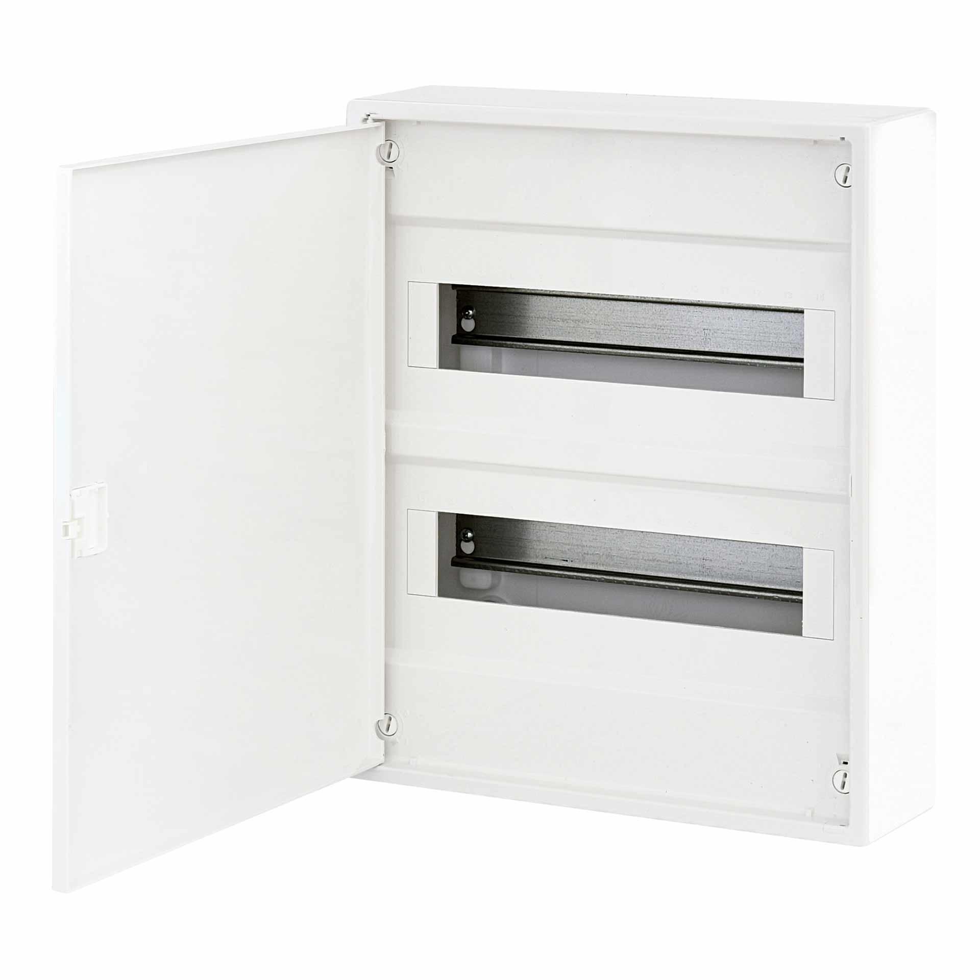 Quadro di distribuzione esterno con porta bianca "ACT-24-PO", IP40, 2x12 moduli (24M)