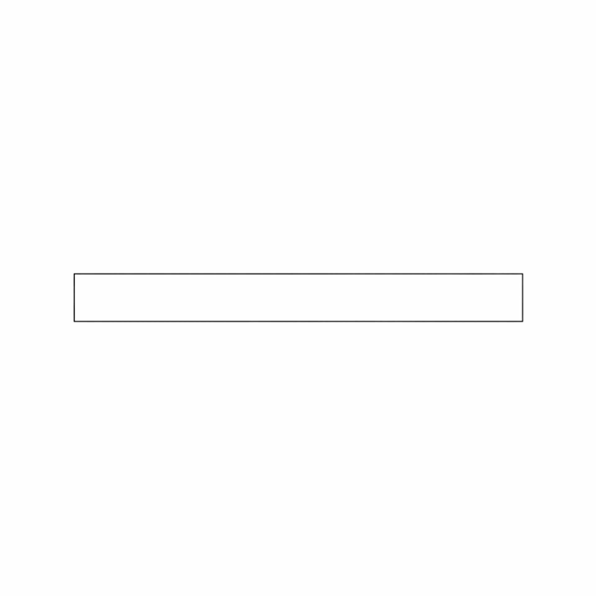 Cover plate 750x79x4mm