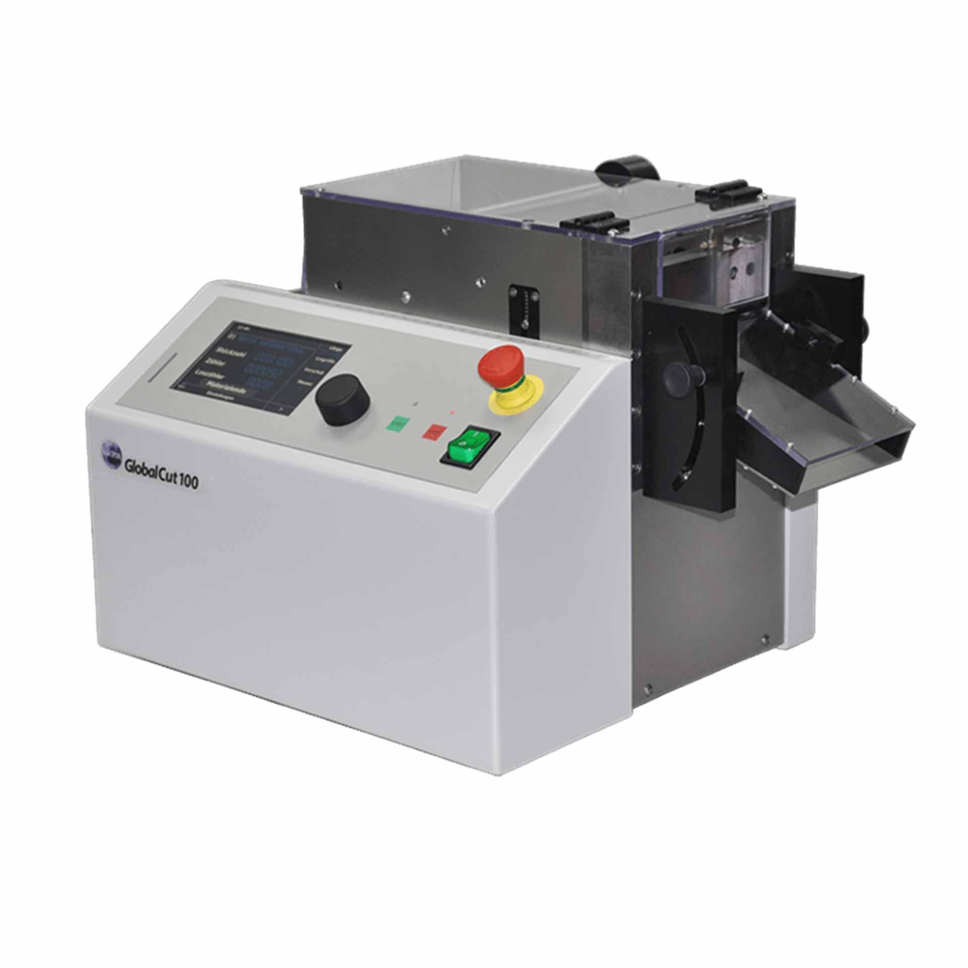 Macchina da taglio automatica GlobalCut 100 Vario Digital, forza di taglio max. 25 mm², incl. portarotolo Macchina da taglio automatica GlobalCut 100 Vario Digital, forza di taglio max. 25 mm², incl. portarotolo