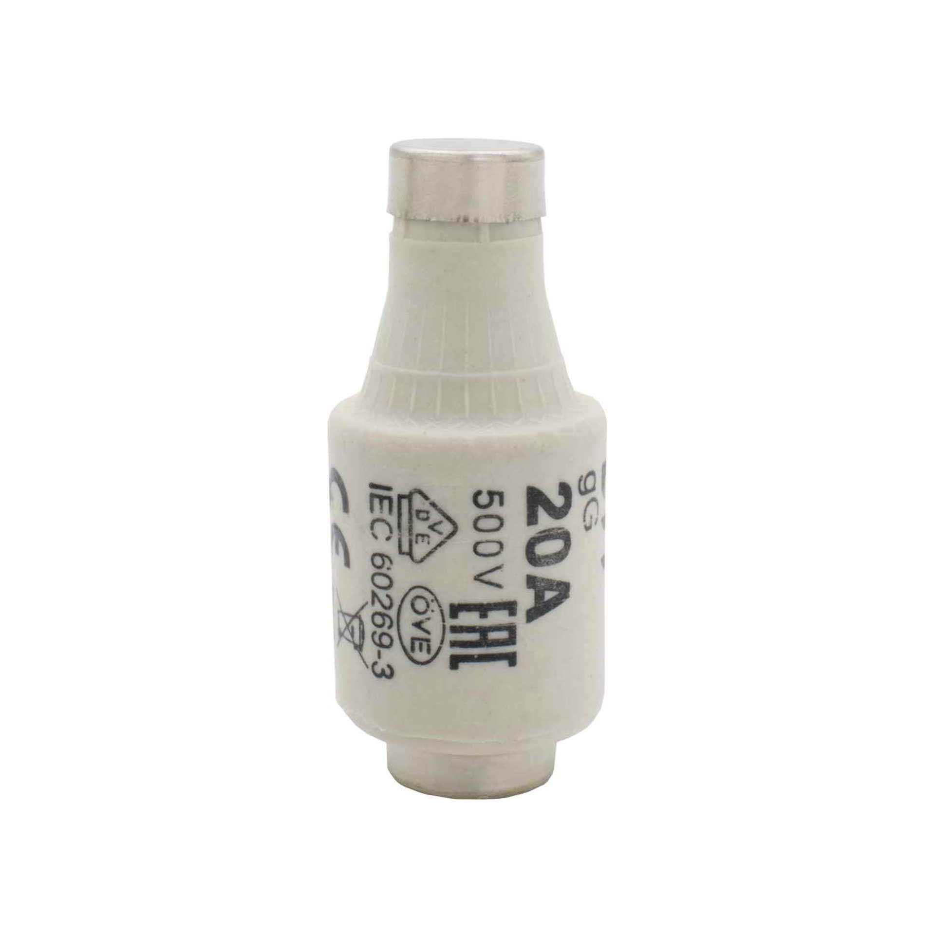 Fuse cartridge DII gL/gG 20A, 500V (blue) Fuse cartridge DII gL/gG 20A, 500V (blue)