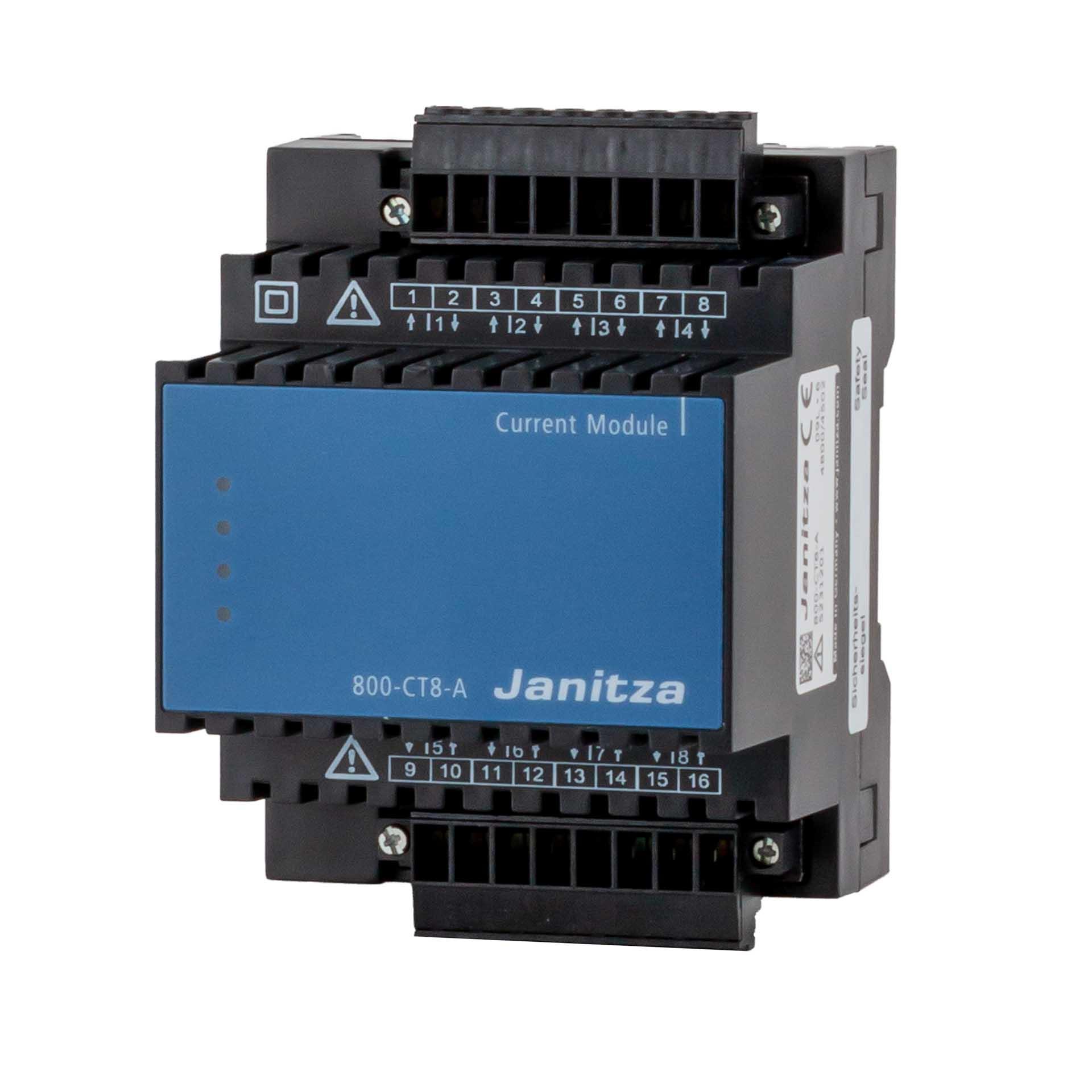 Module pour l'extension de l'UMG 801, module 800-CT8-A de Janitza