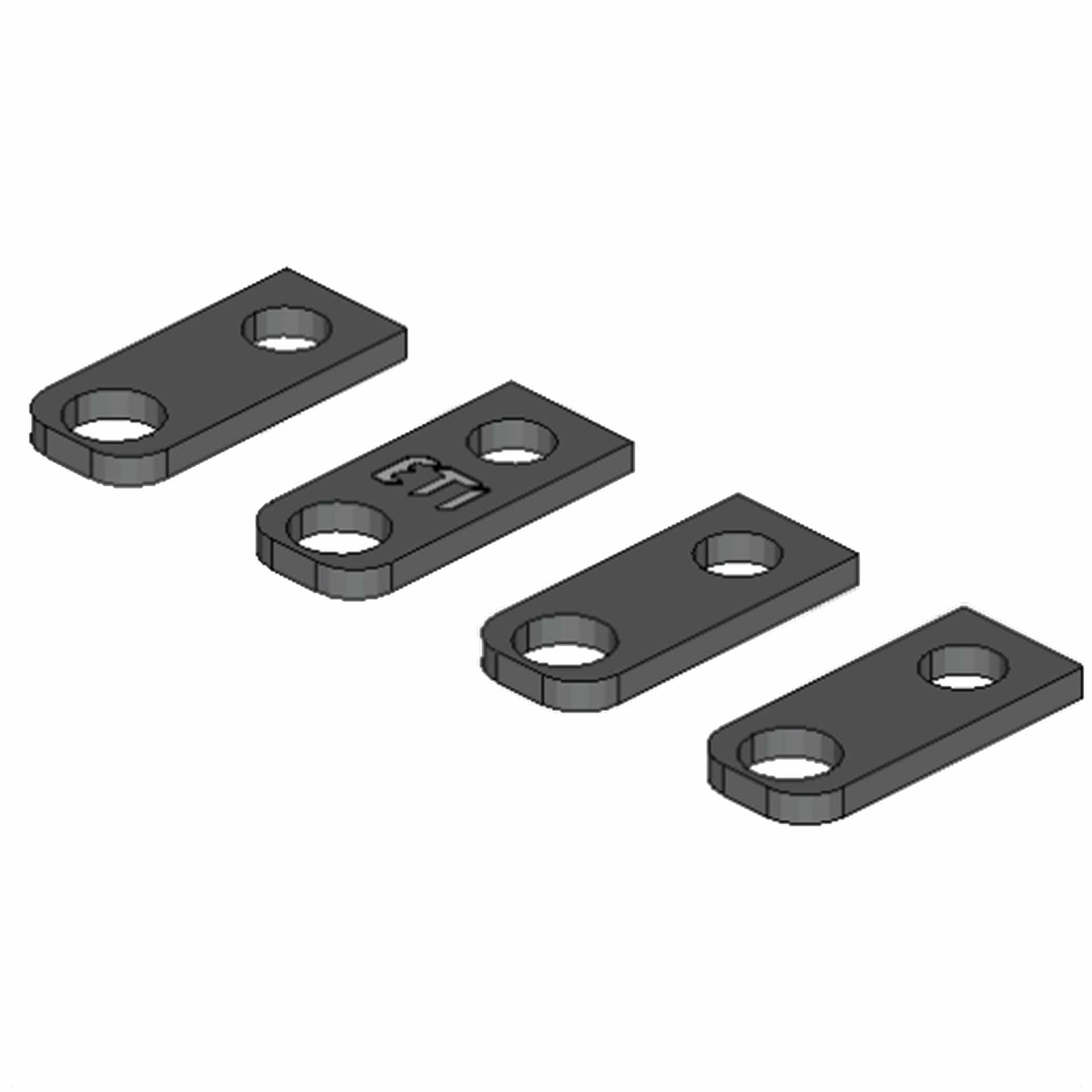 Rallonge de raccordement ZB2S, droit, pour EB2 125 4P