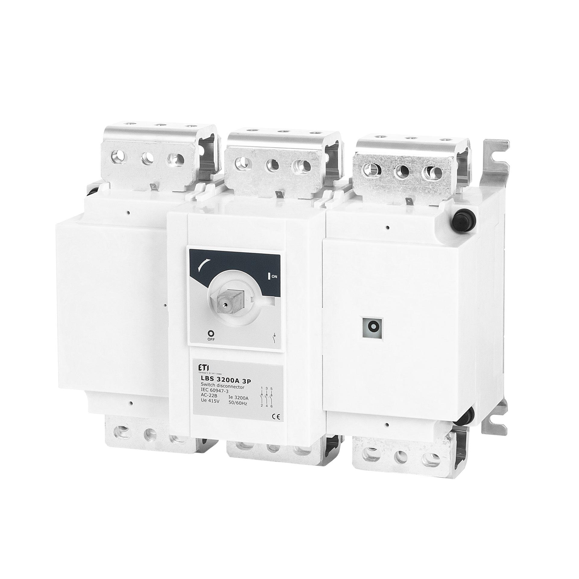 Lasttrennschalter LBS 3200A 3P ohne Schalthebel