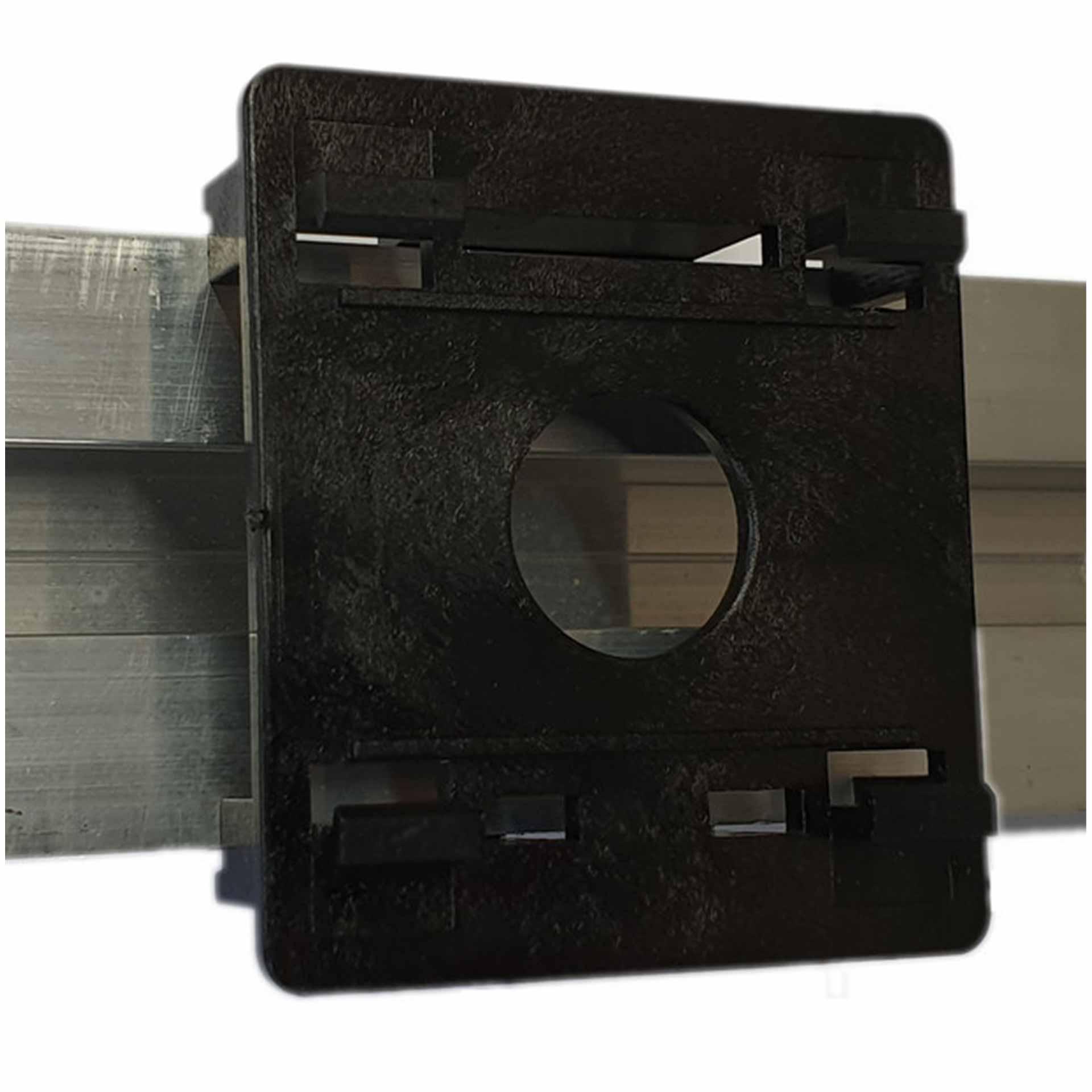 Fixation de rail DIN pour transformateur d'intensité EMCT 31