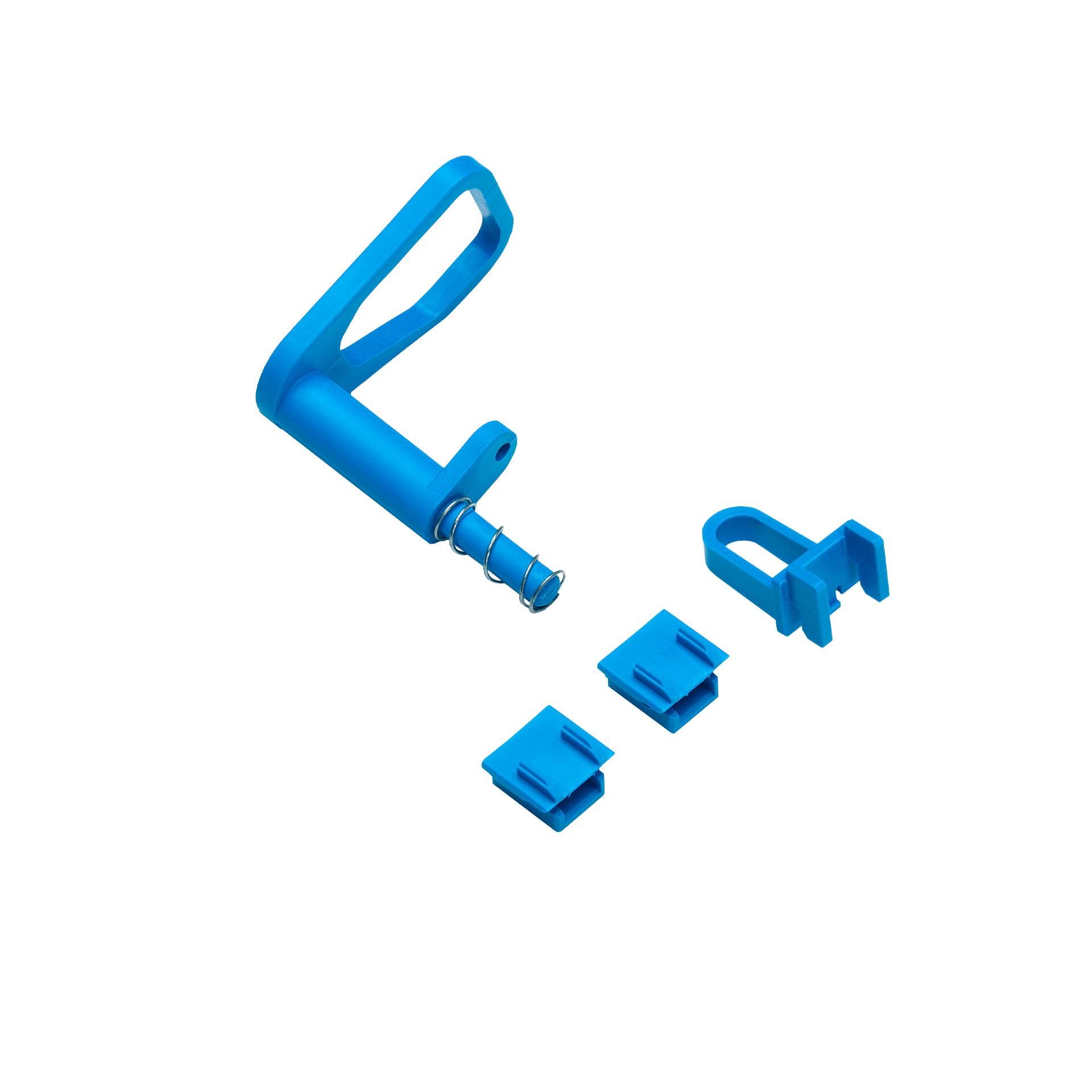 Separator cover lock for sealing wire and 3 locks Shackle diameter 4 - 7 mm, sizes 1-3 Separator cover lock for sealing wire and 3 locks Shackle diameter 4 - 7 mm, sizes 1-3