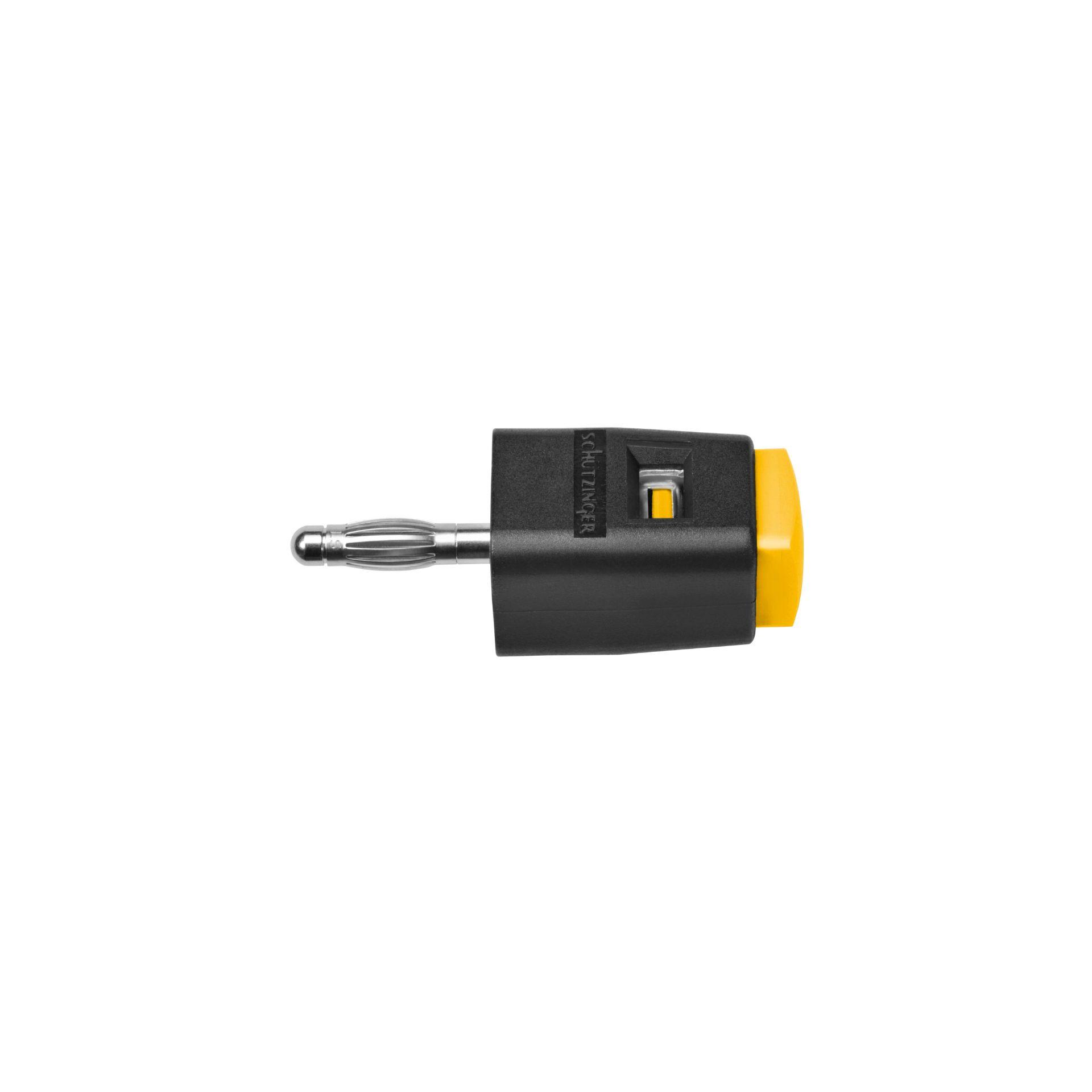 Morsetto a pressione rapida per presa ø 4 mm, giallo Morsetto a pressione rapida per presa ø 4 mm, giallo