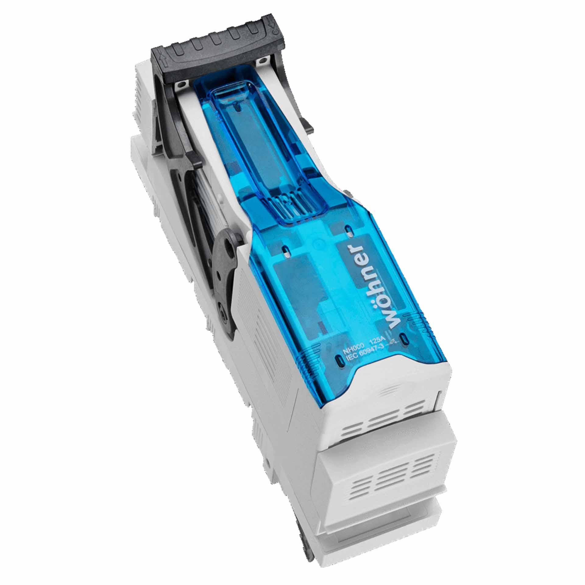NH fuse switch-disconnector size 000, 3P, 60mm, RK, max. 125A, top or bottom connection NH fuse switch-disconnector size 000, 3P, 60mm, RK, max. 125A, top or bottom connection