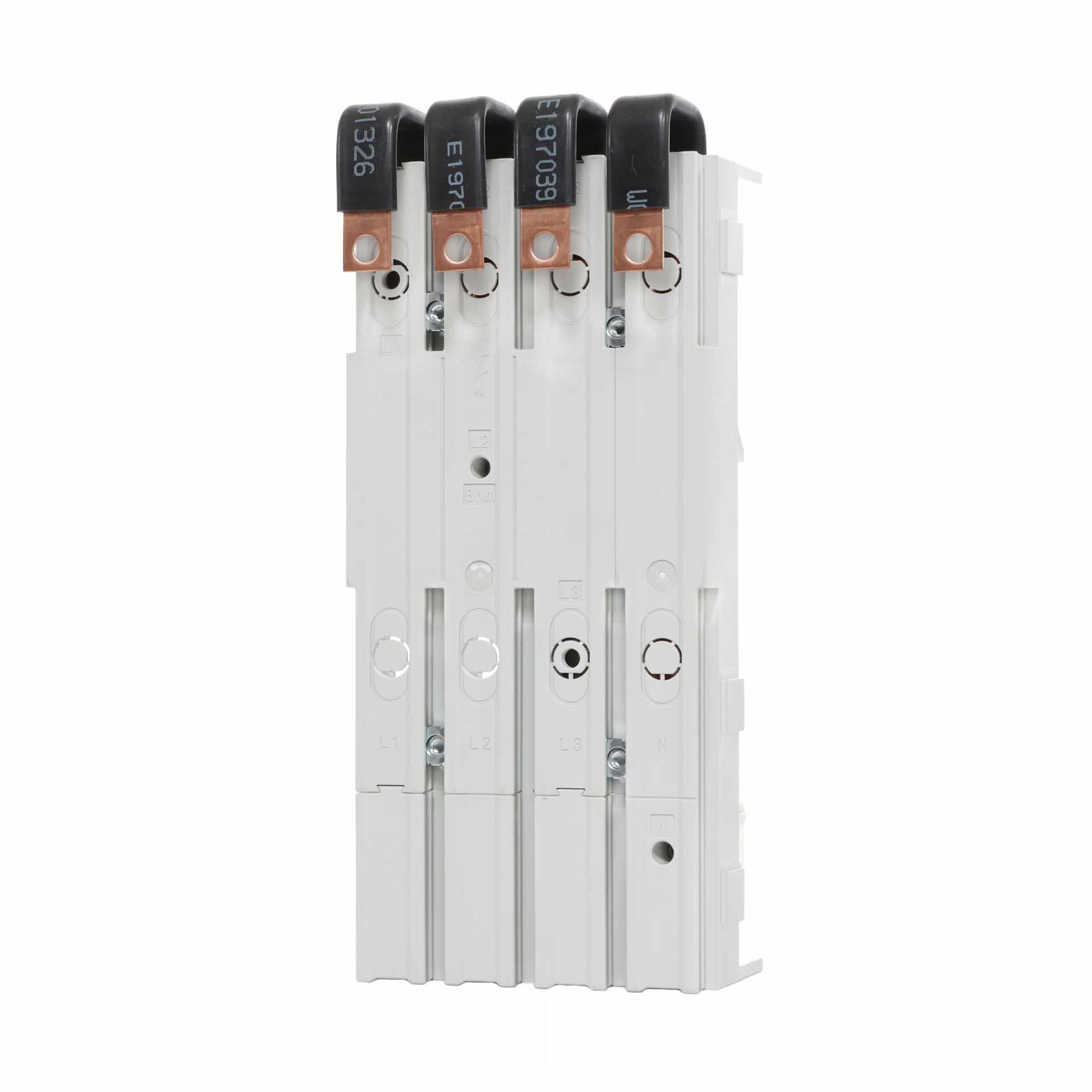 Hager Adattatore sbarre 4P 160A, incl. capocorda CU, per H3+, ABB XT2