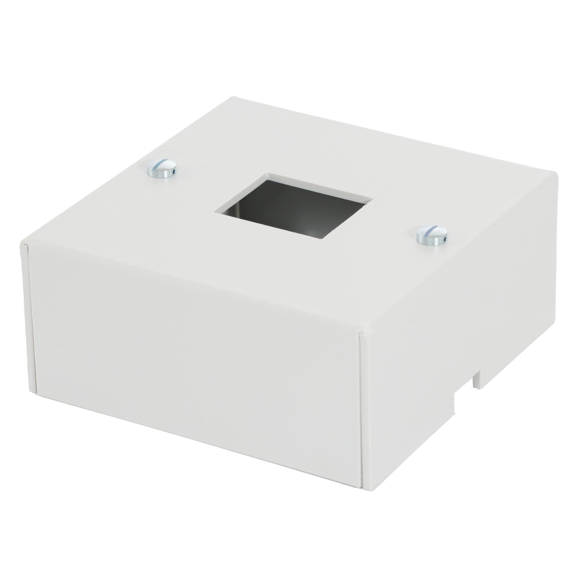 Capot de protection pour appareils encastrables en série 55mm(mont. possible sur plaque de compteur)